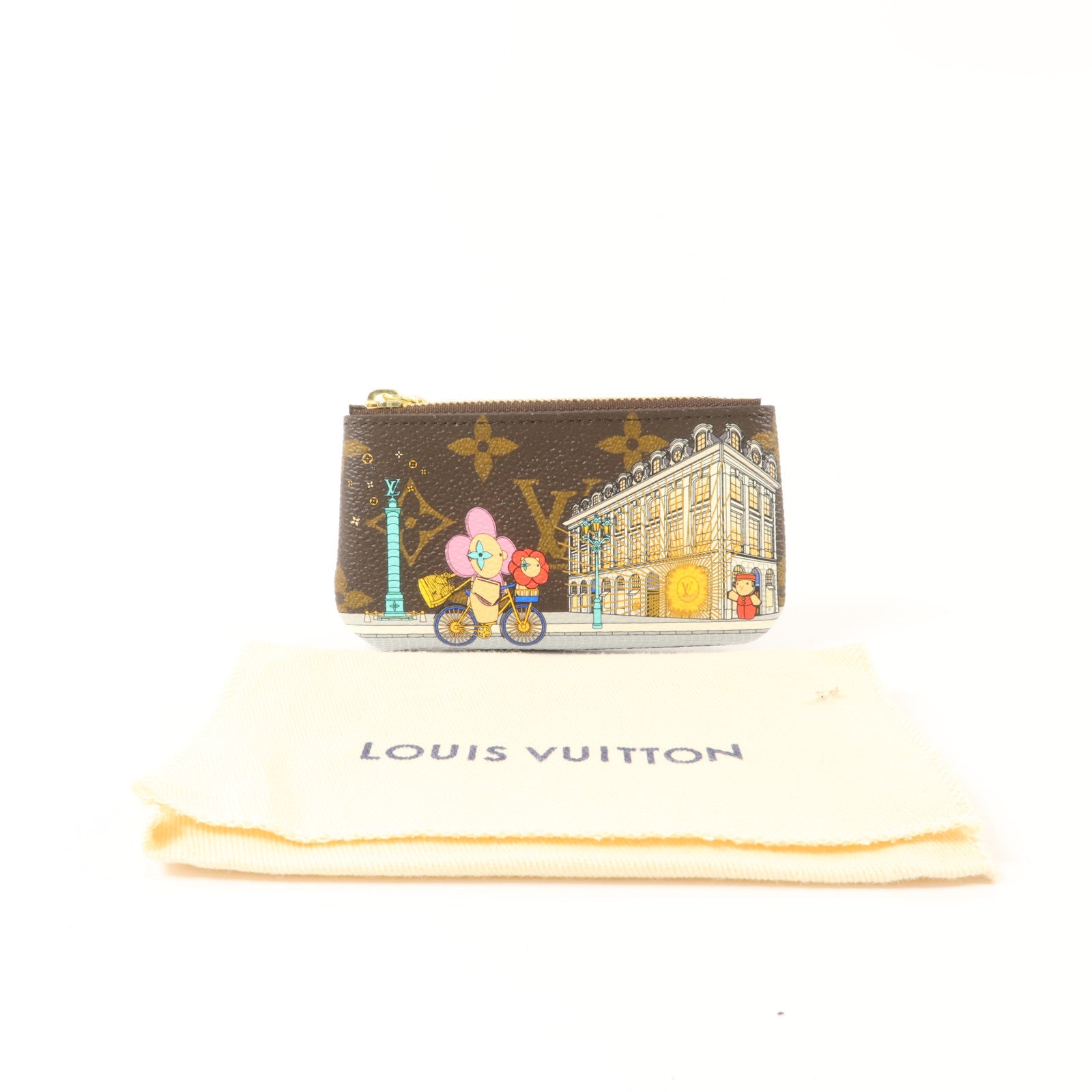 LOUIS VUITTON Monogram Key Pouch金扣鎖匙包