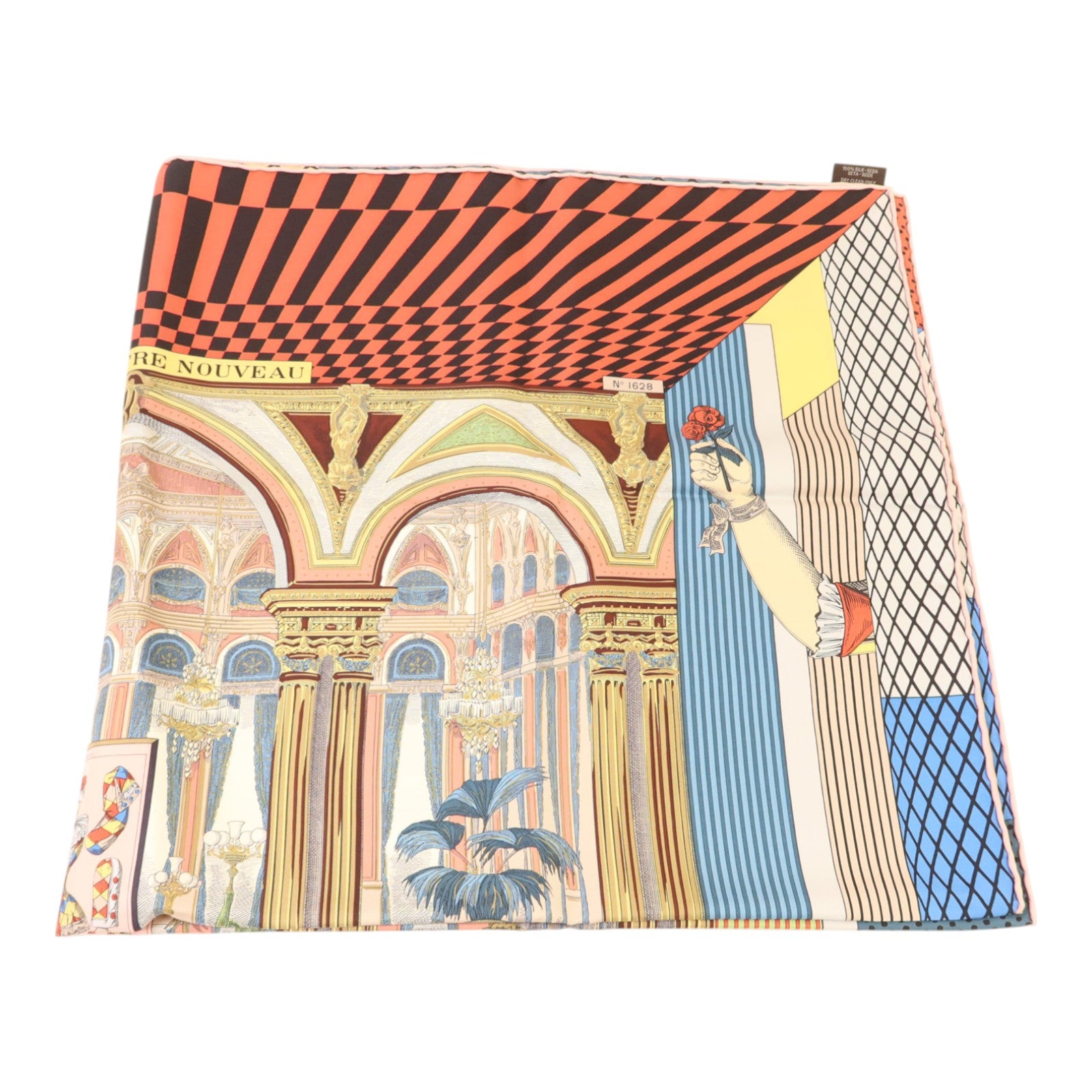 HERMES 絲質Scarf 90x90Scarf絲巾