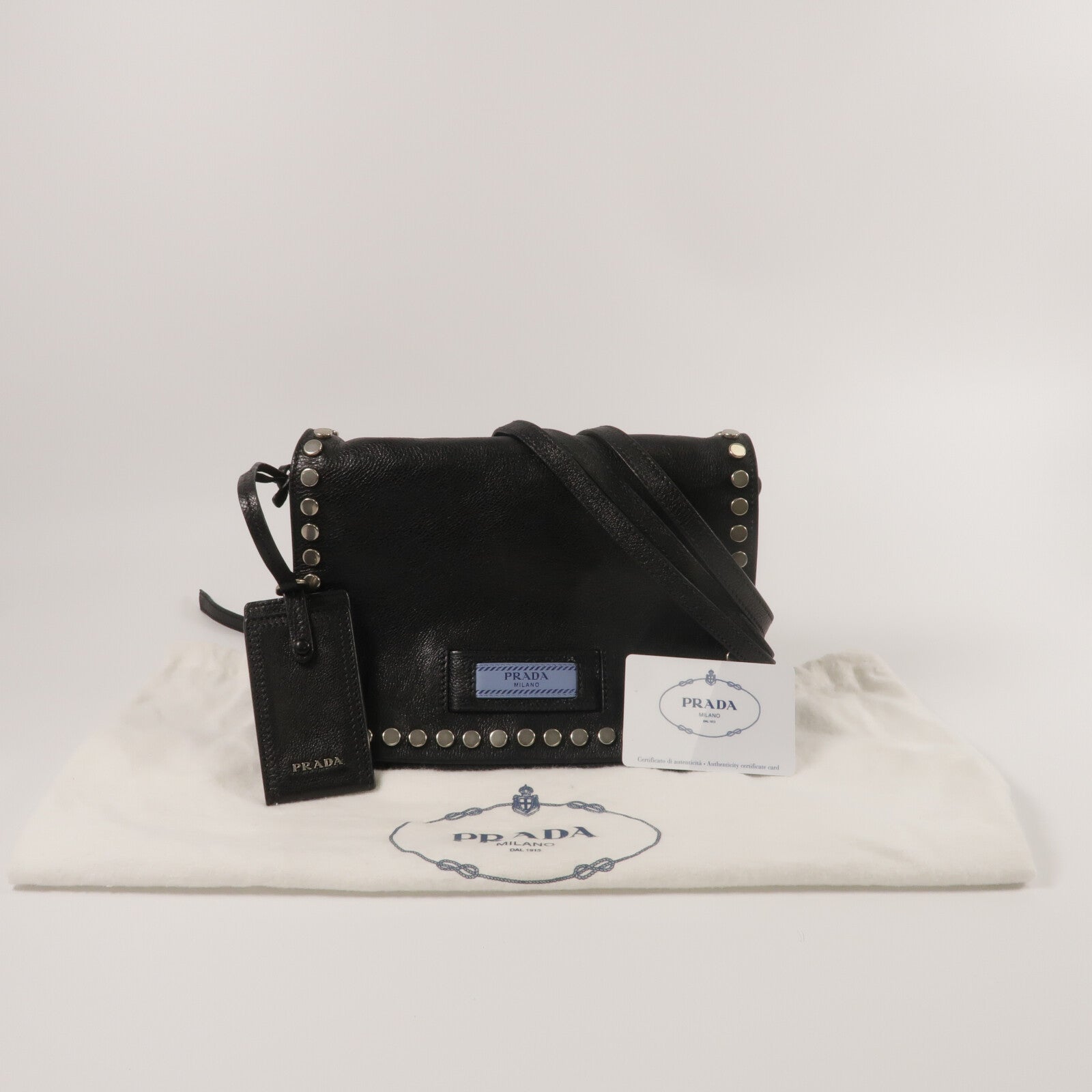 PRADA 牛皮皮革Shoulder Bag肩背袋