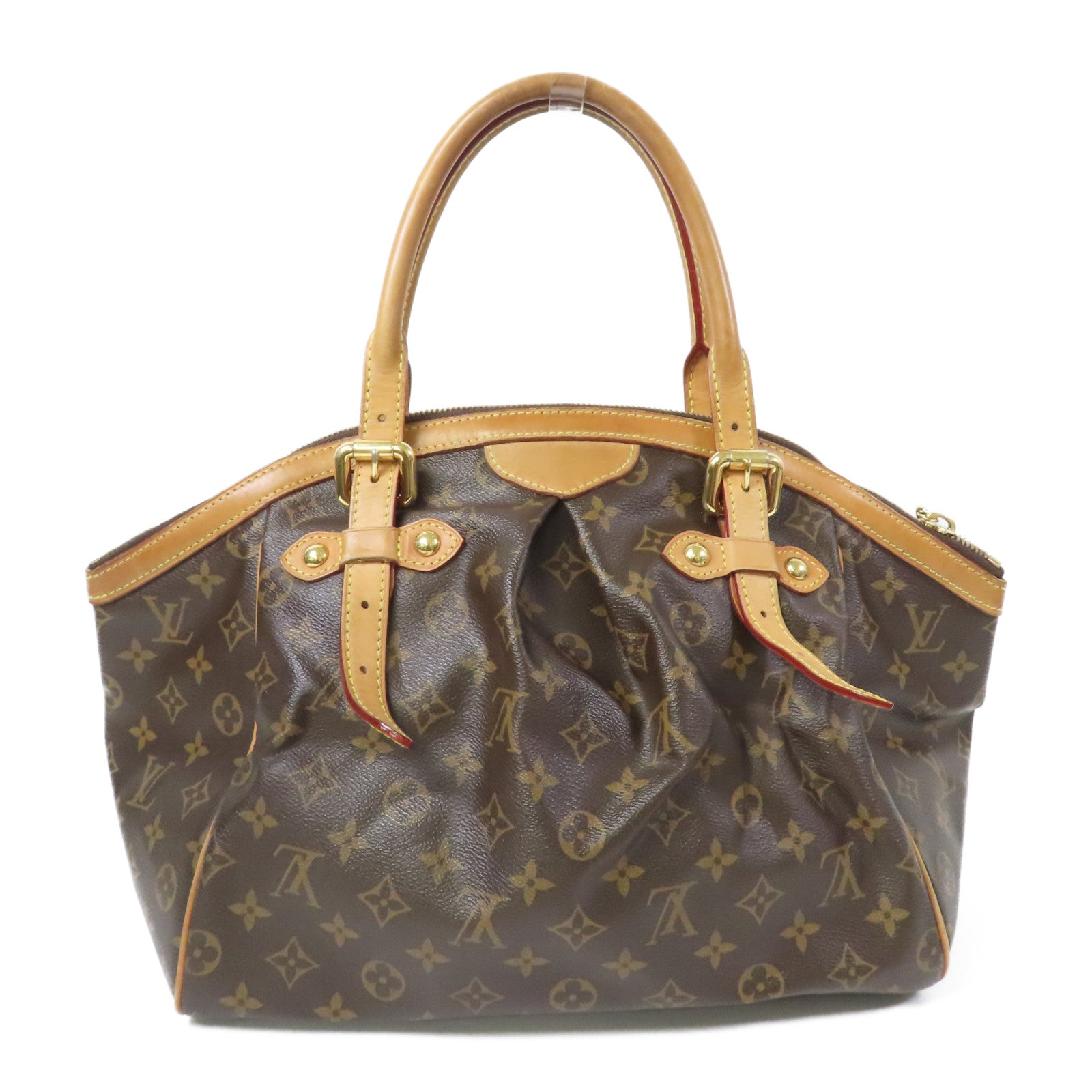 LOUIS VUITTON 【激減優惠】Monogram Tivoli GM金扣肩背袋啡色