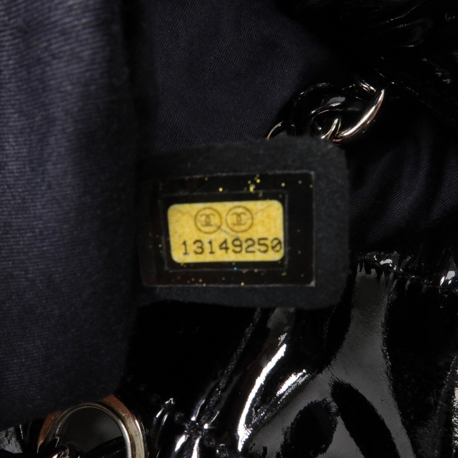 CHANEL 漆皮皮革Shoulder Bag鏈帶肩背袋