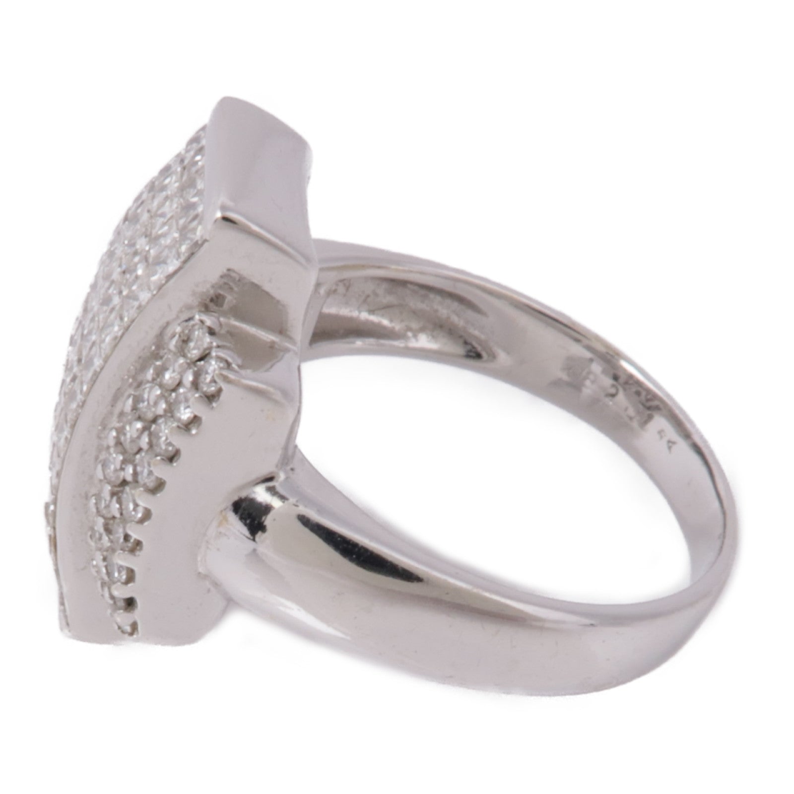 JEWELRY 【激減優惠】18K白金Diamond Ring鑽石戒指US#7