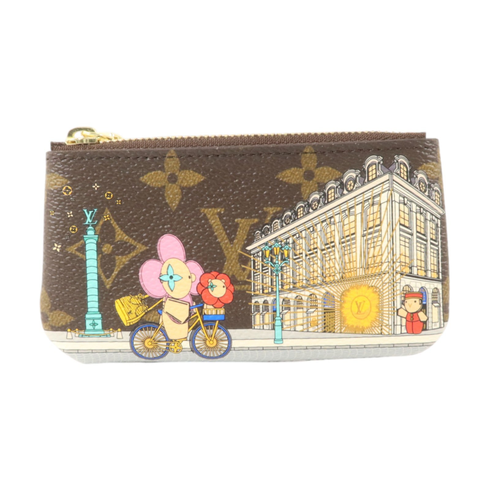 LOUIS VUITTON Monogram Key Pouch金扣鎖匙包