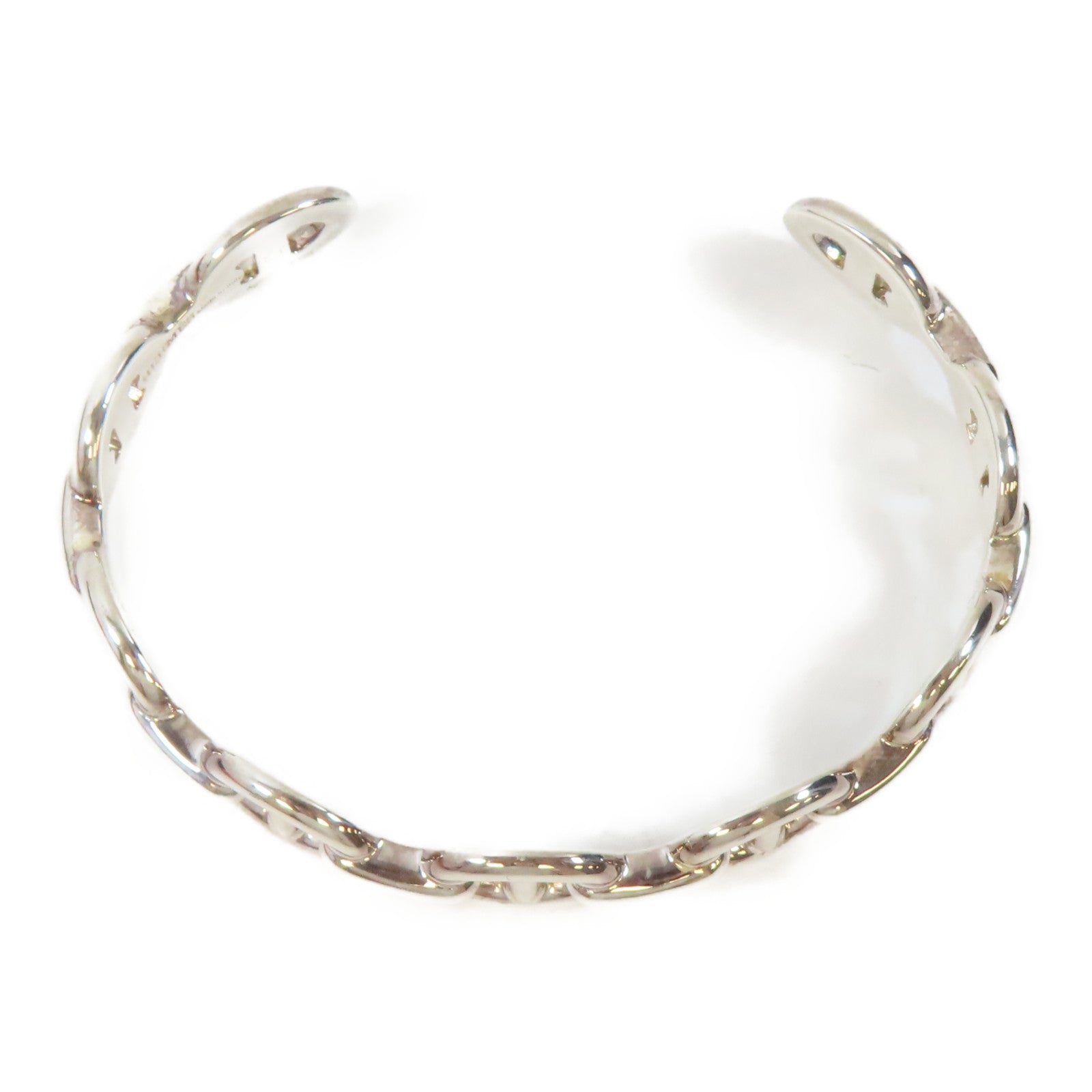 HERMES 925純銀Chaine D'Ancre Enchainee Bracelet手鐲#17cm