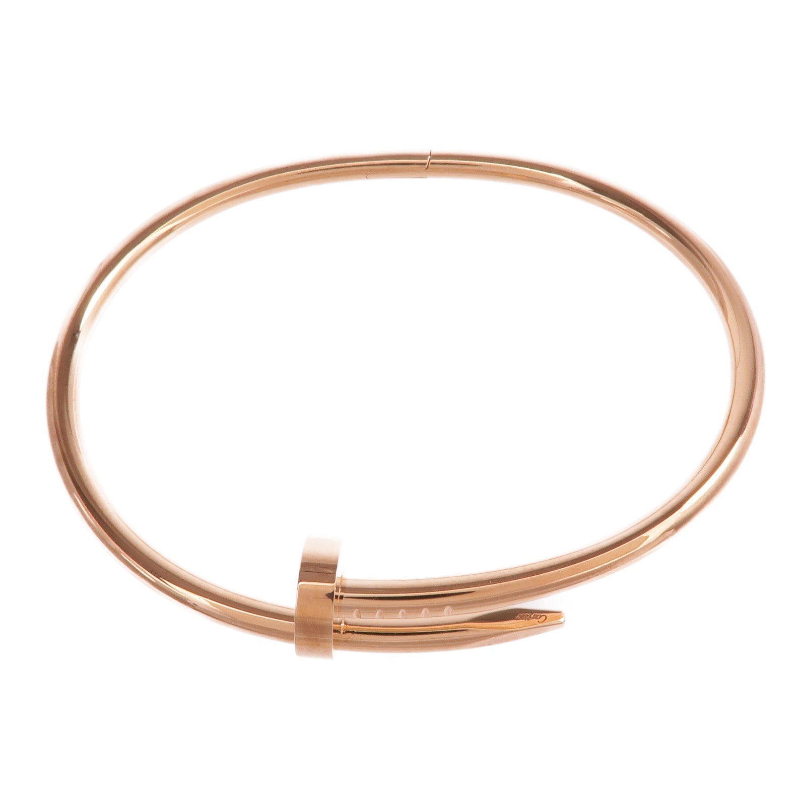CARTIER 18K玫瑰金Juste Un Clou手鐲金Cartier#19