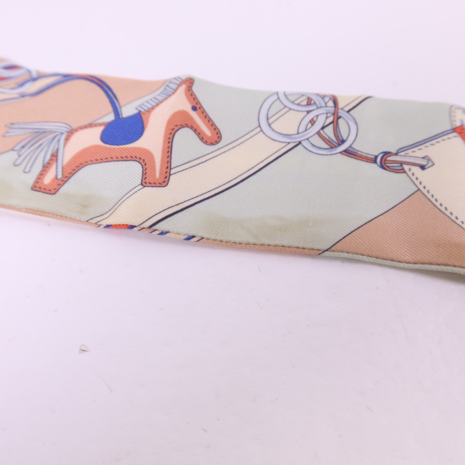 HERMES 絲質Twilly絲巾