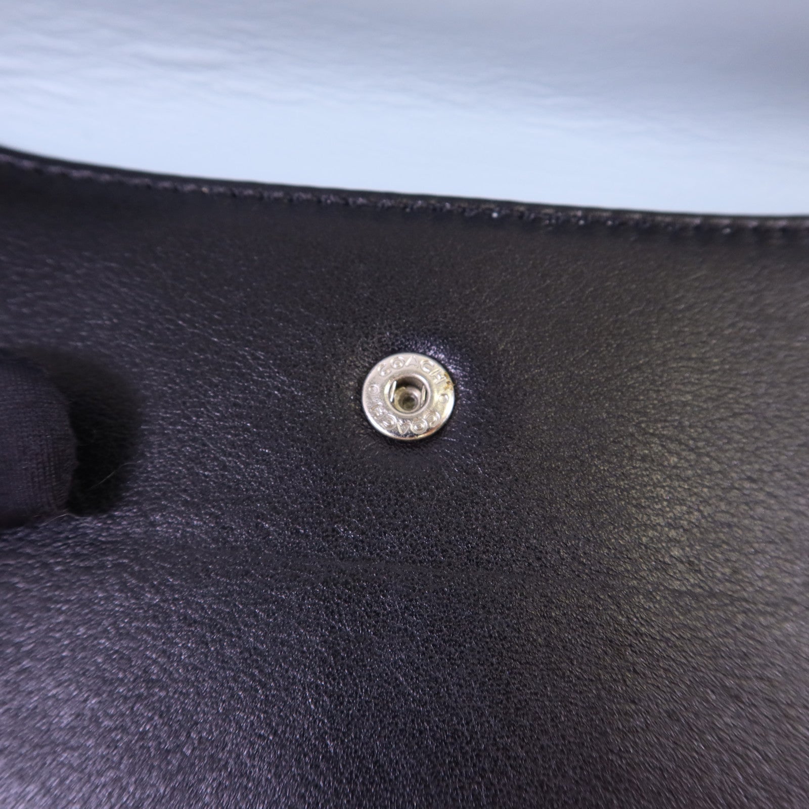 COACH 【激減優惠】牛皮皮革Long Bifold Wallet銀扣長錢包