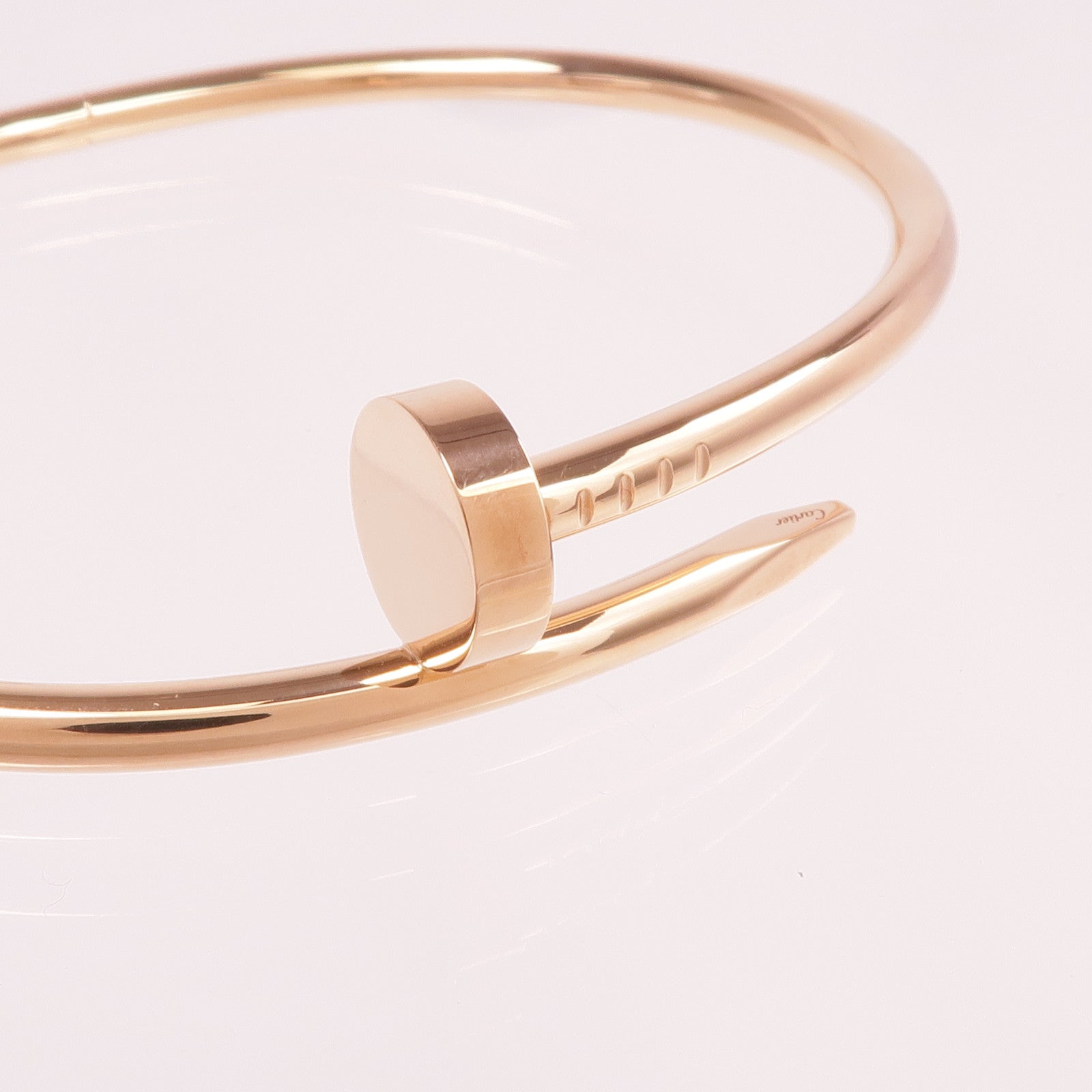 CARTIER 18K玫瑰金Juste Un Clou手鐲金Cartier#19