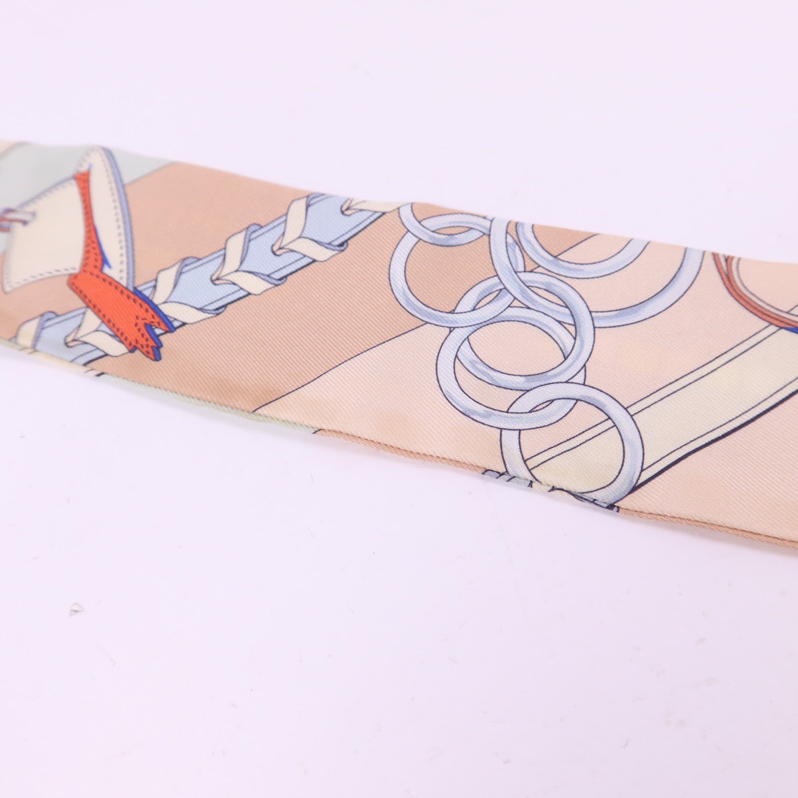 HERMES 絲質Twilly絲巾