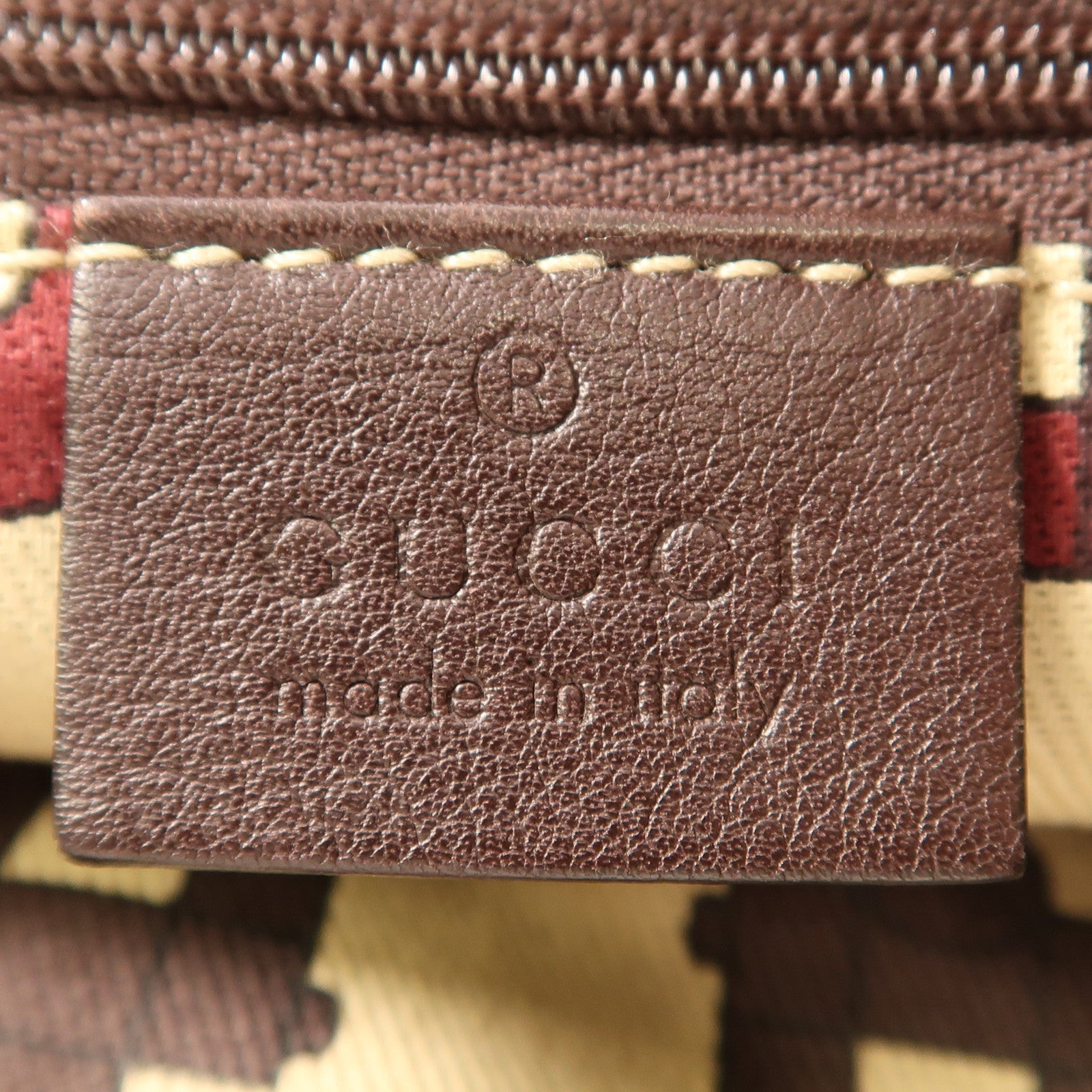 GUCCI 牛皮皮革Hand Bag金扣肩背袋