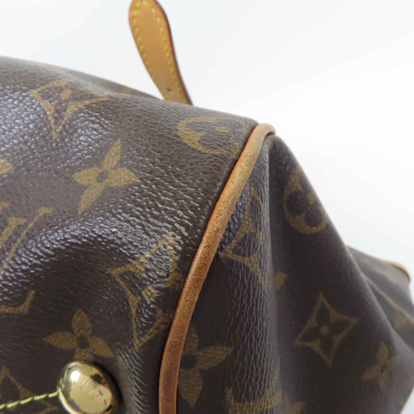 LOUIS VUITTON 【激減優惠】Monogram Tivoli GM金扣肩背袋啡色
