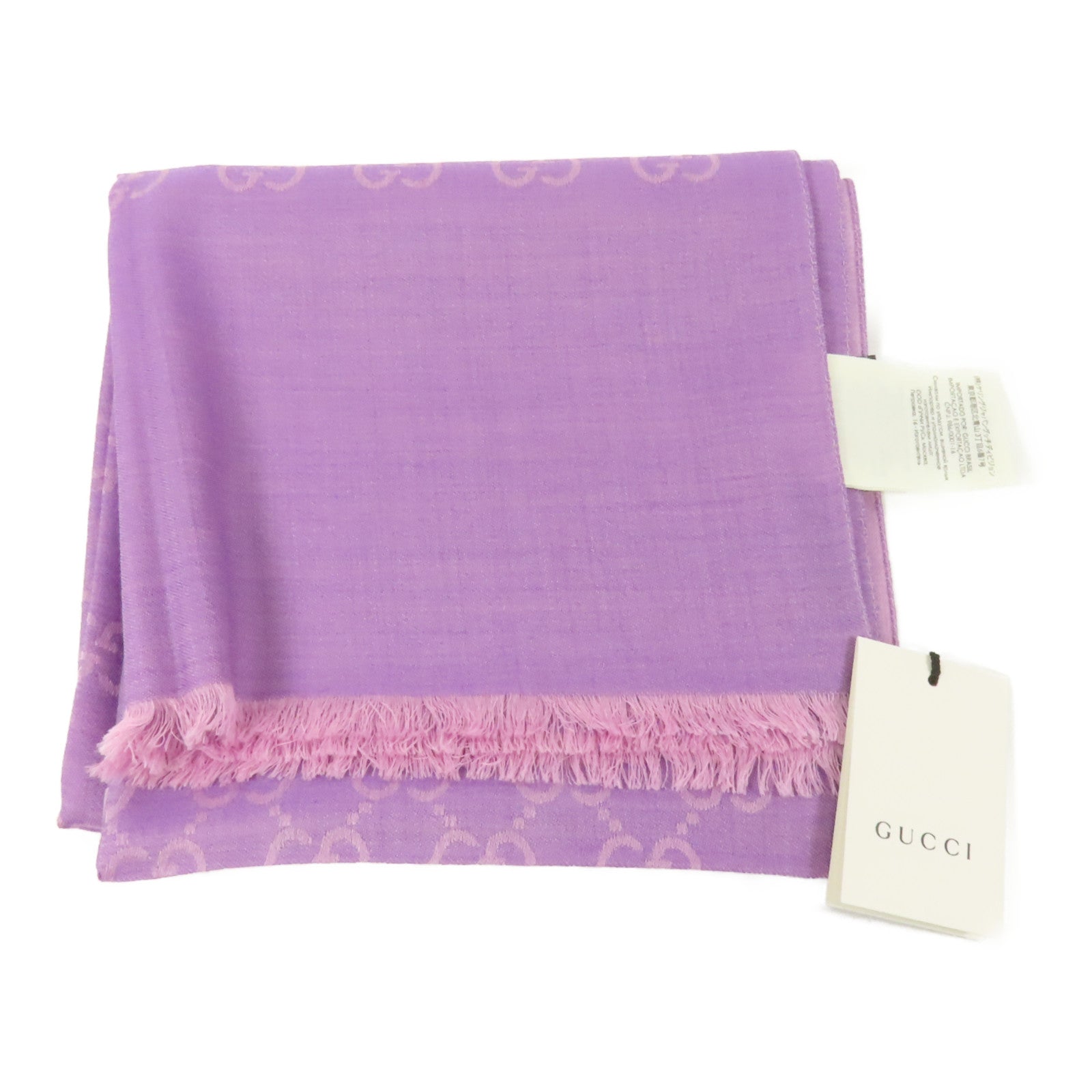 GUCCI 羊毛/絲質Scarf絲巾