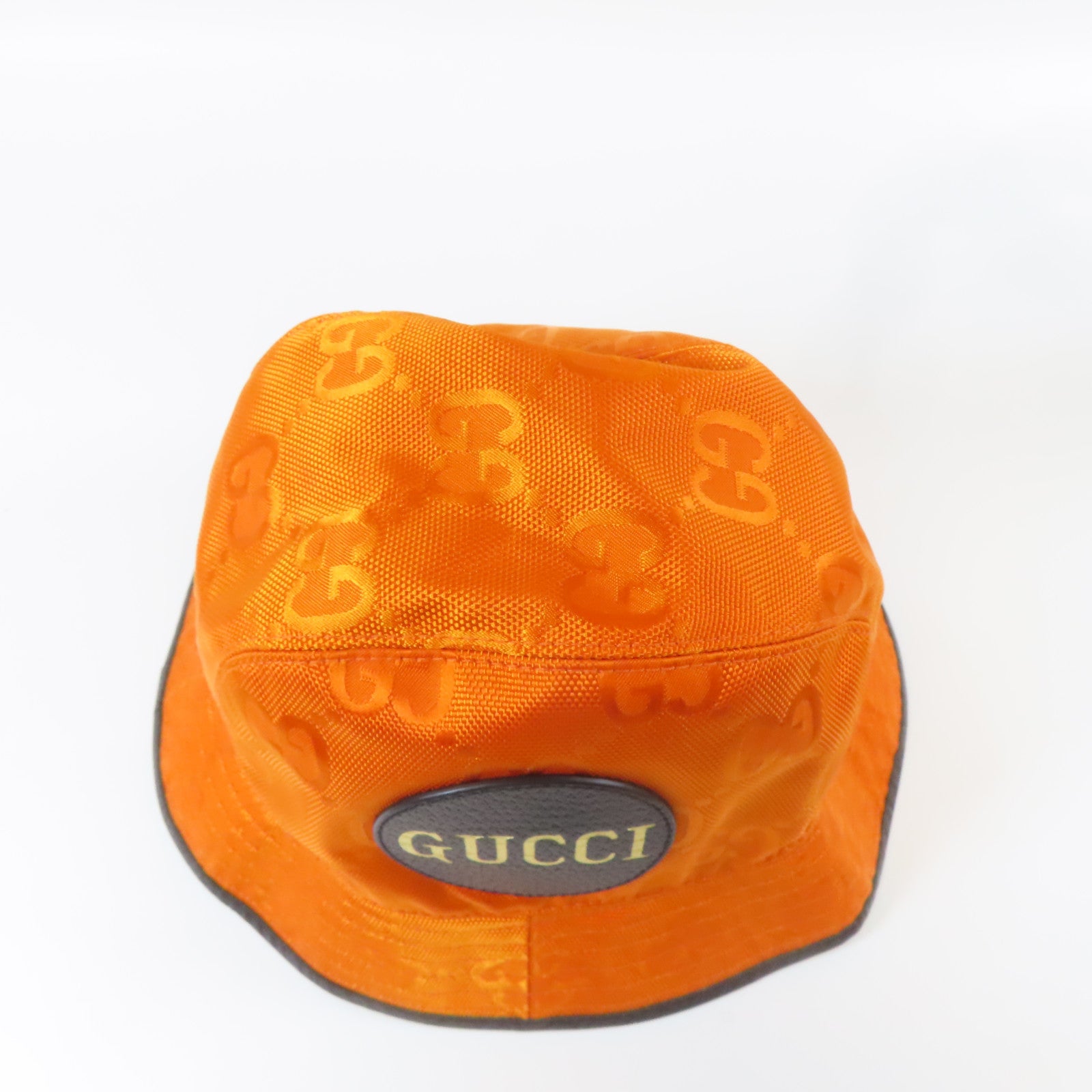 GUCCI 【激減優惠】尼龍Hat帽子橙色