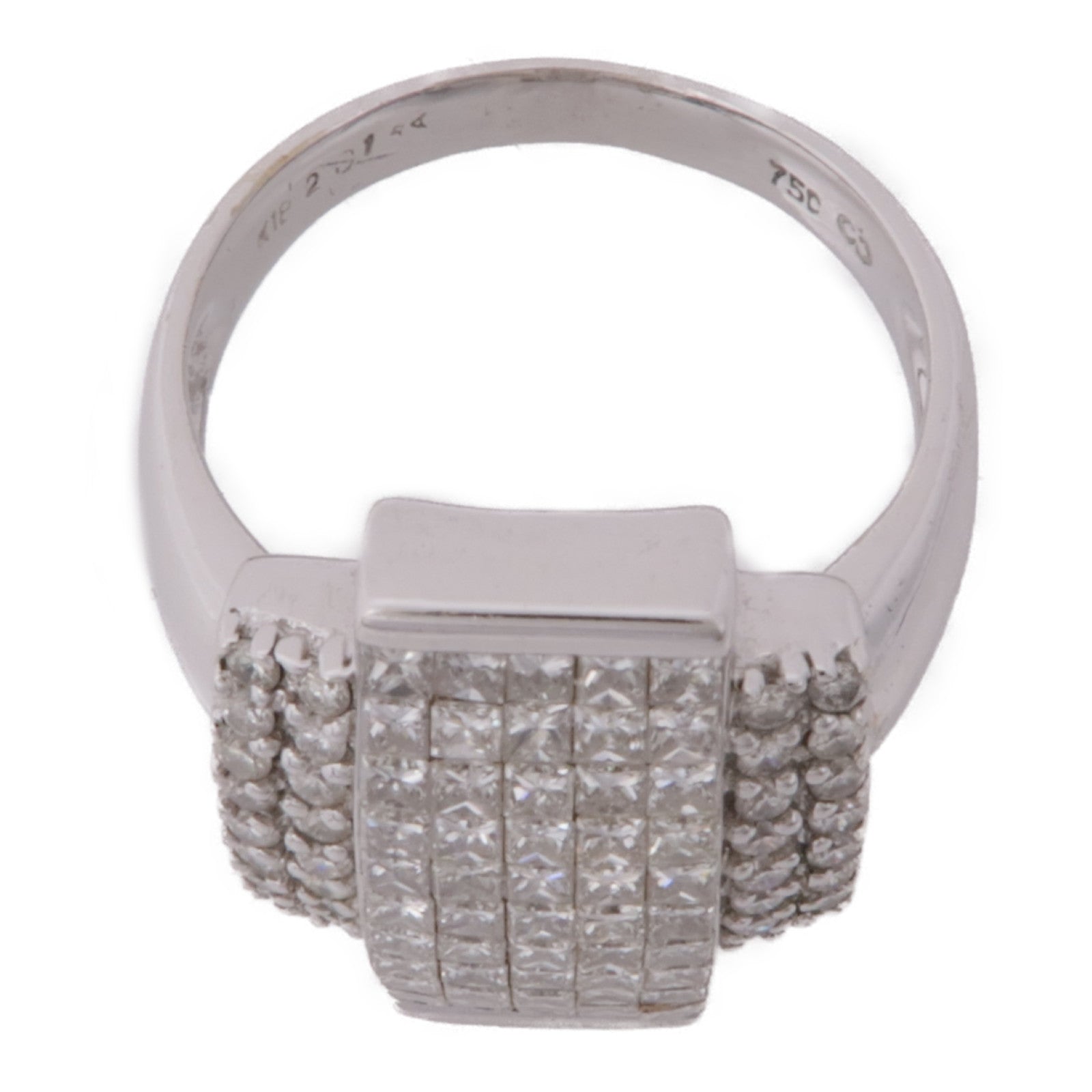 JEWELRY 【激減優惠】18K白金Diamond Ring鑽石戒指US#7