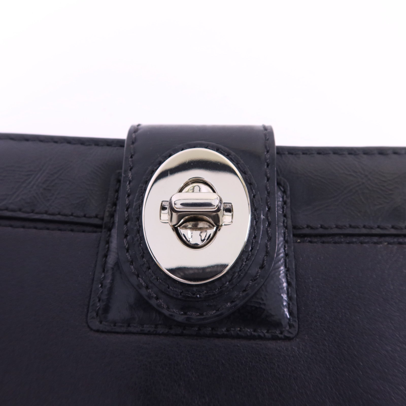 COACH 【激減優惠】牛皮皮革Long Bifold Wallet銀扣長錢包