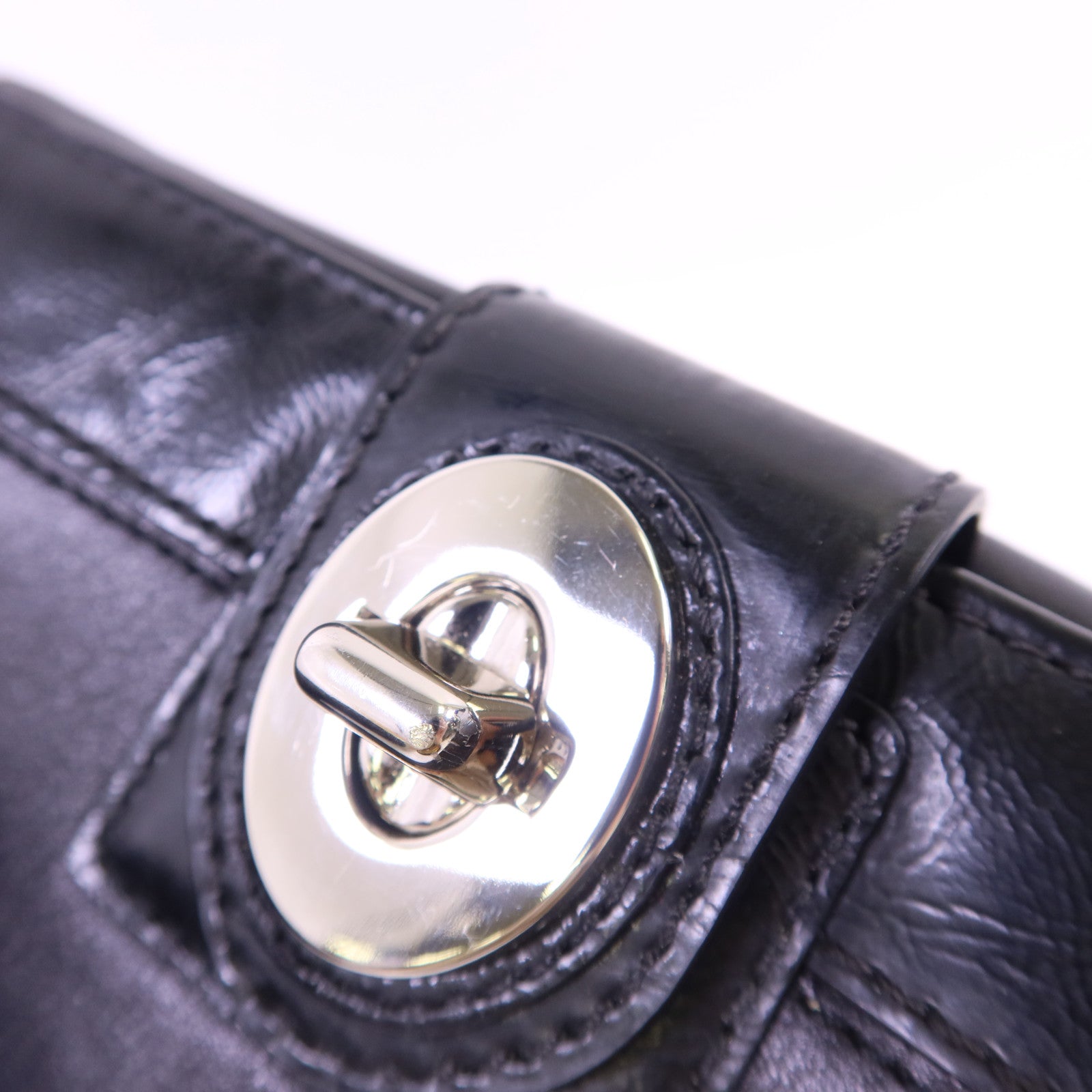 COACH 牛皮皮革Long Bifold Wallet銀扣長錢包