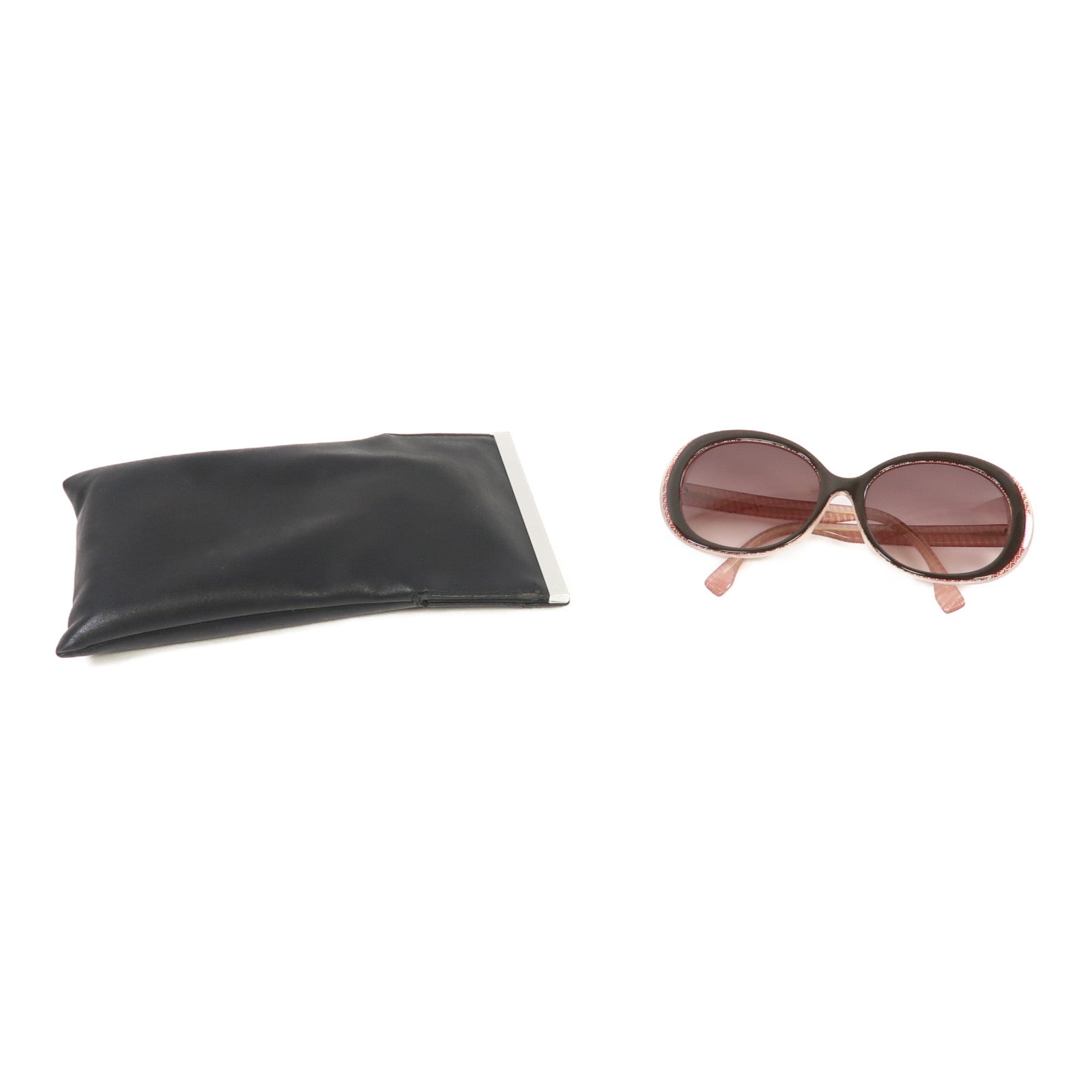FENDI PVC Micrologo FF Sunglasses太陽眼鏡粉紅色/啡色