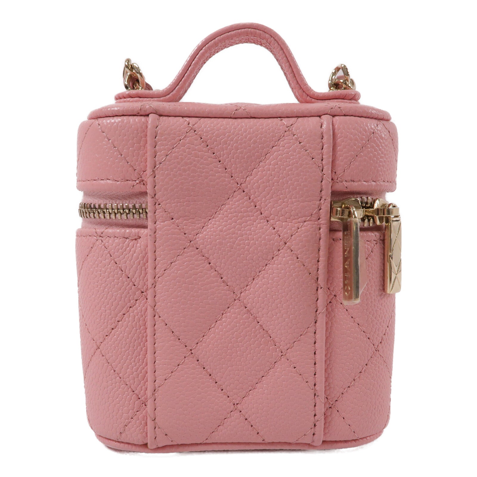 CHANEL 牛皮皮革Mini Vanity Case手挽肩背兩用袋