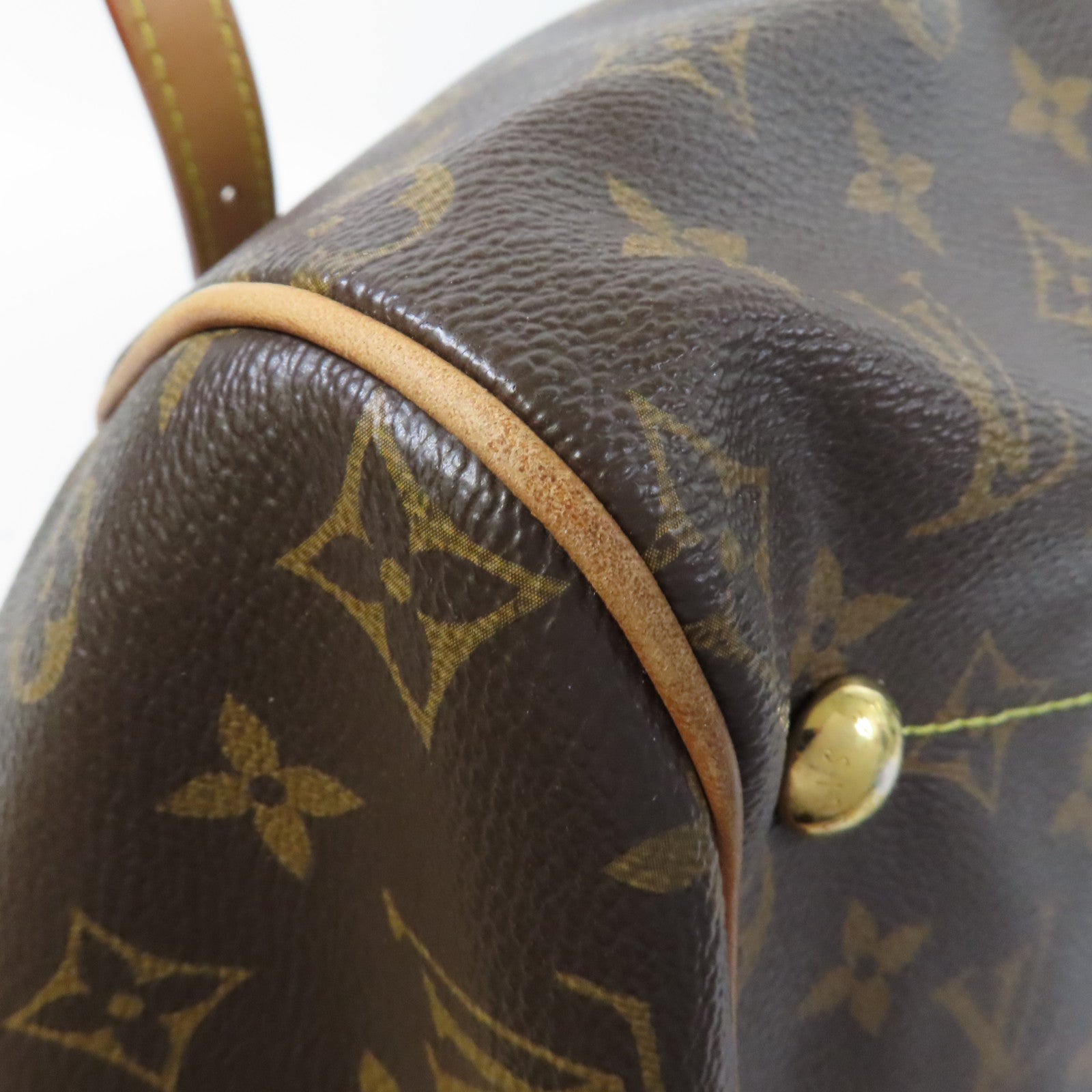 LOUIS VUITTON 【激減優惠】Monogram Tivoli GM金扣肩背袋啡色