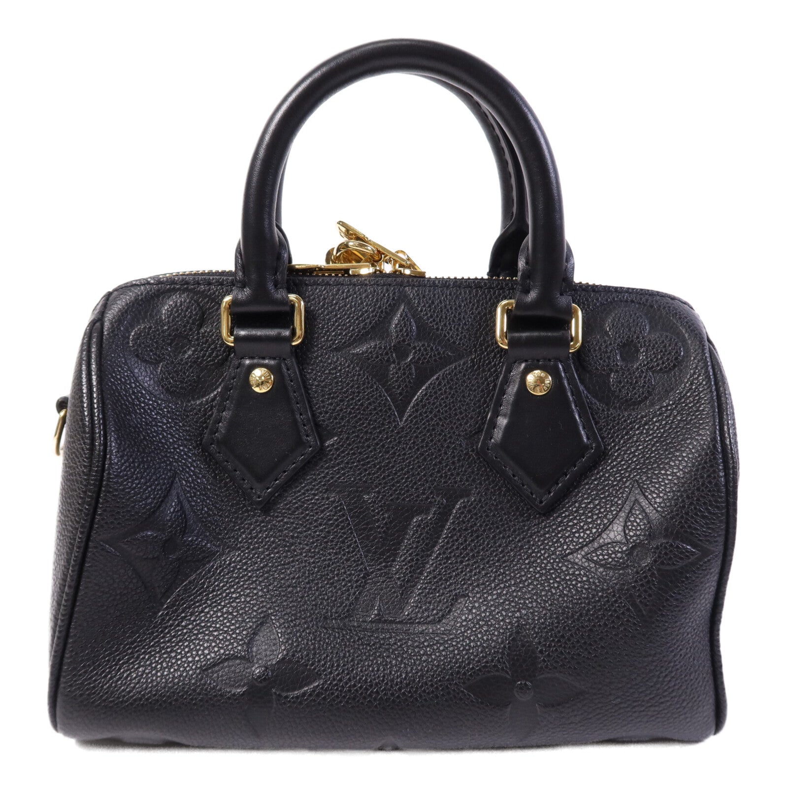 LOUIS VUITTON Monogram Empreinte Speedy Bandouliere 20金扣手挽肩背兩用袋