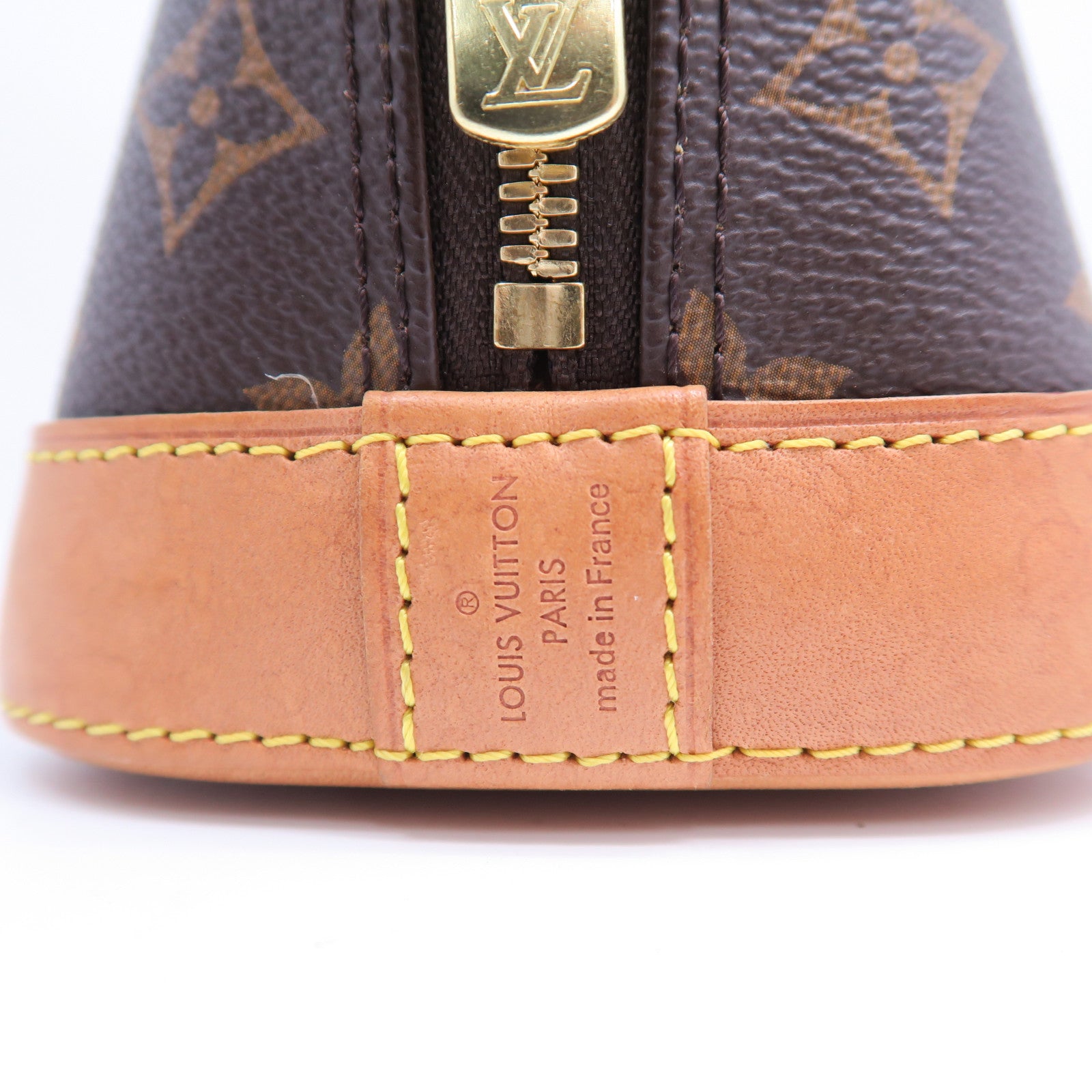 LOUIS VUITTON 【清倉大減價】Monogram Alma BB金扣手挽肩背兩用袋啡色