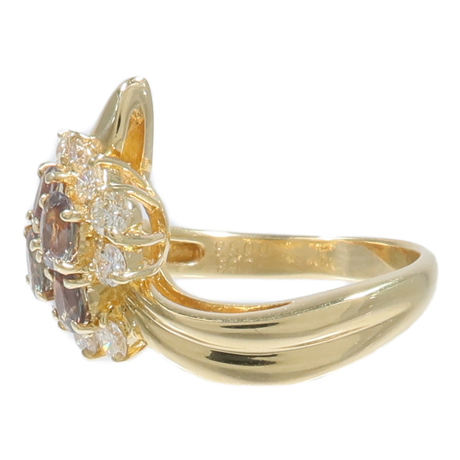 JEWELRY 18K黃金Alexandrite Diamond Ring亞歷山大石/鑽石戒指
