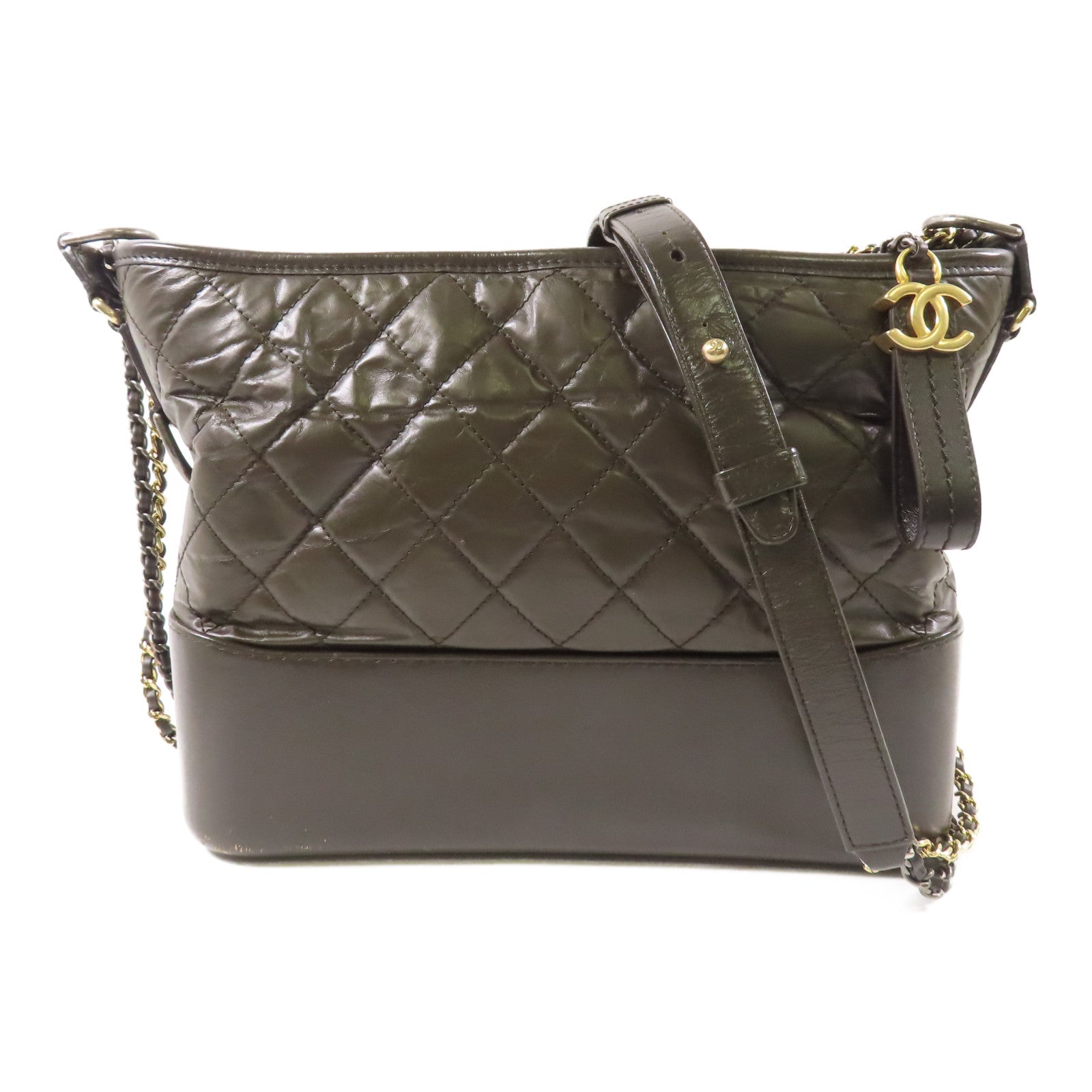 CHANEL 【激減優惠】牛皮皮革Gabrielle肩背袋