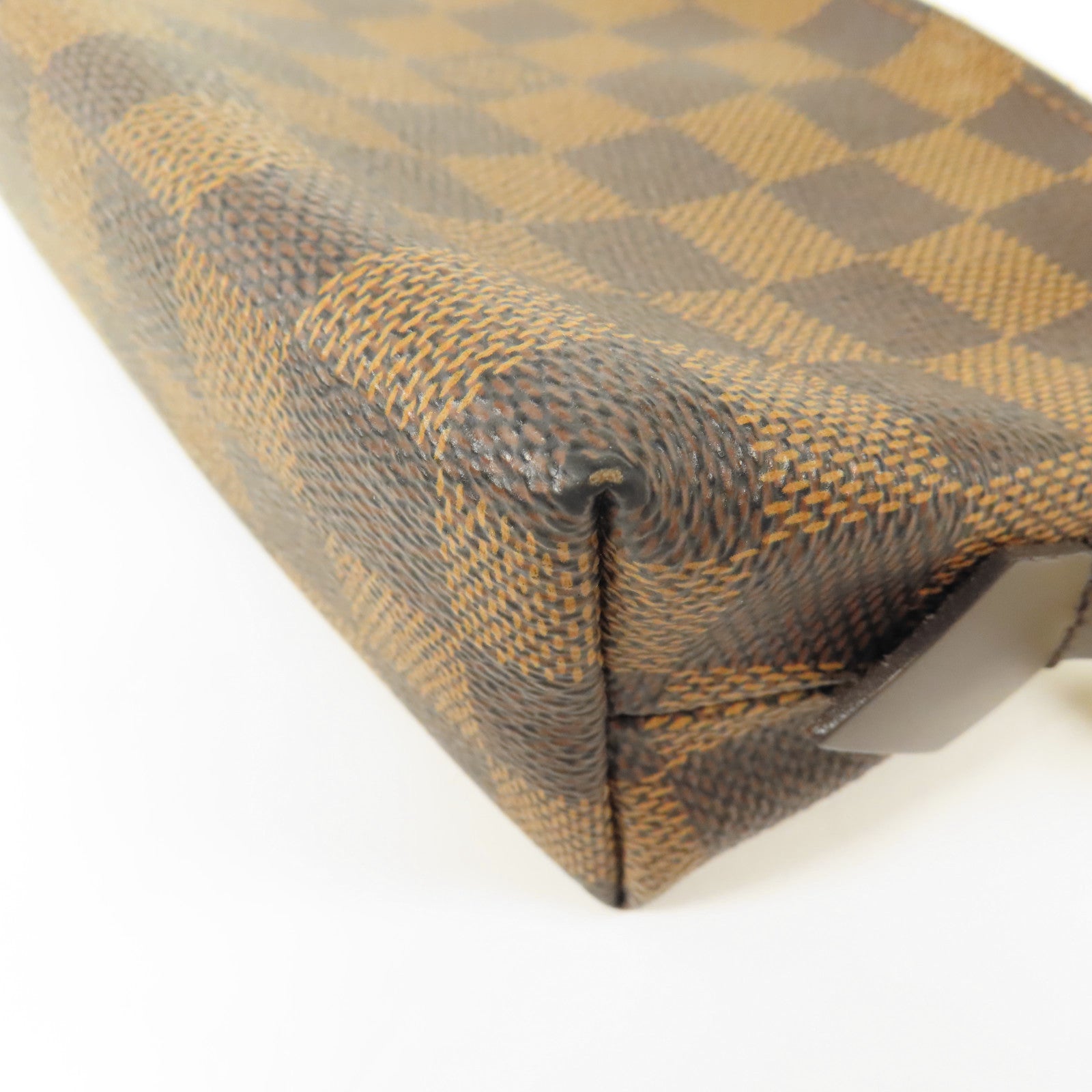 LOUIS VUITTON Damier Make Up Bag PM金扣化妝袋