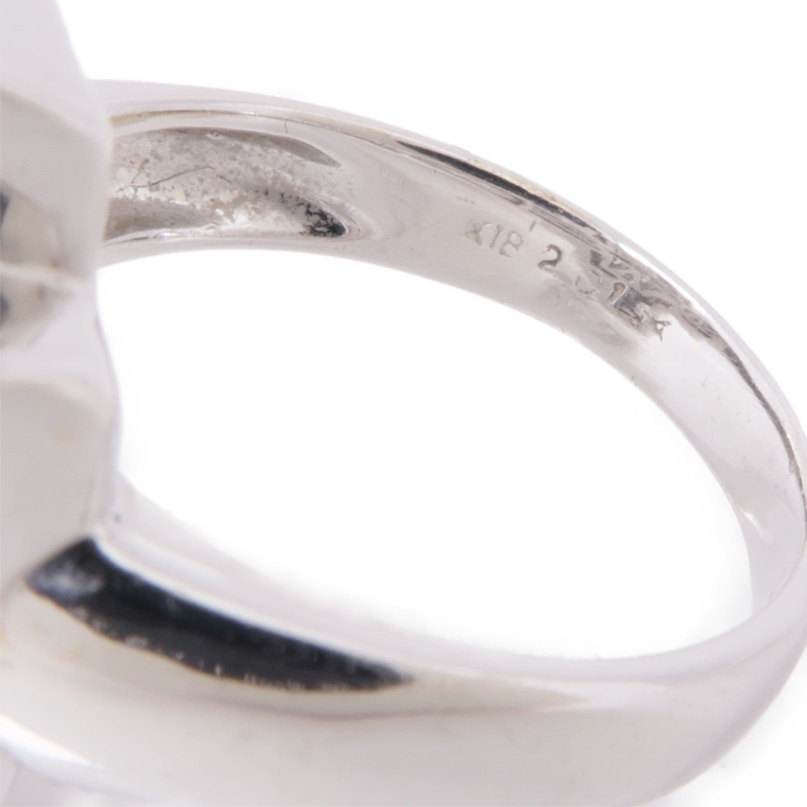 JEWELRY 【激減優惠】18K白金Diamond Ring鑽石戒指US#7