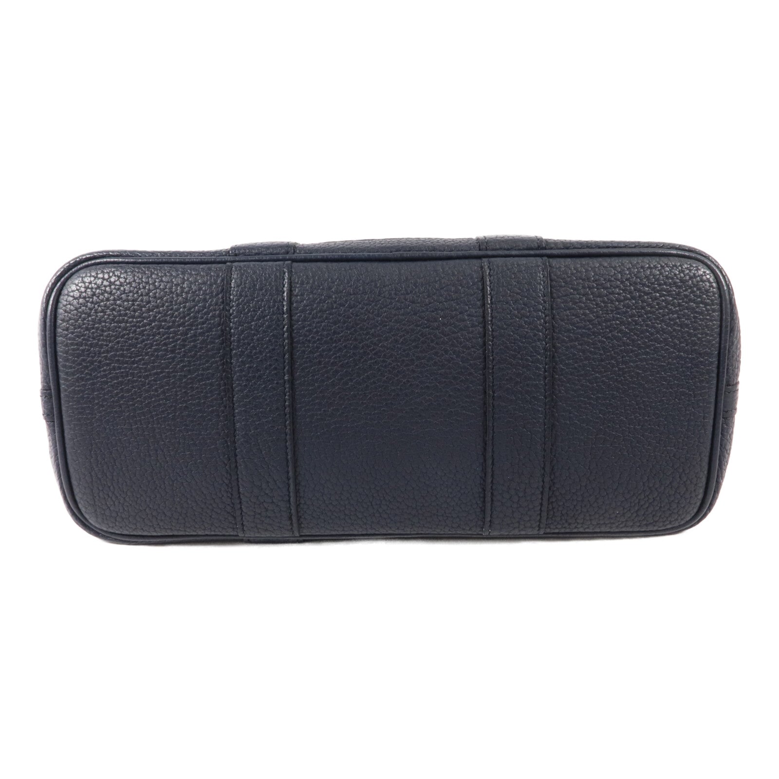 HERMES Negonda皮革Garden Party TPM手挽袋Blue Nuit