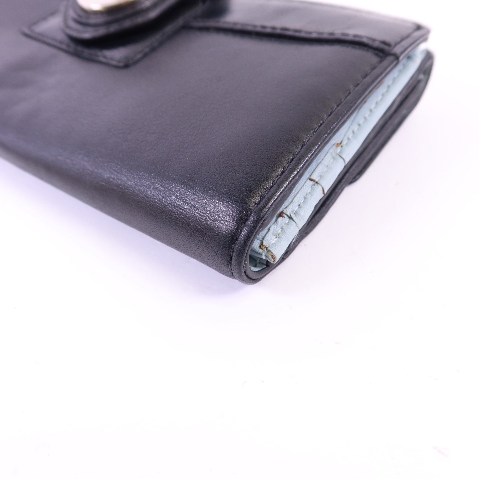COACH 【激減優惠】牛皮皮革Long Bifold Wallet銀扣長錢包