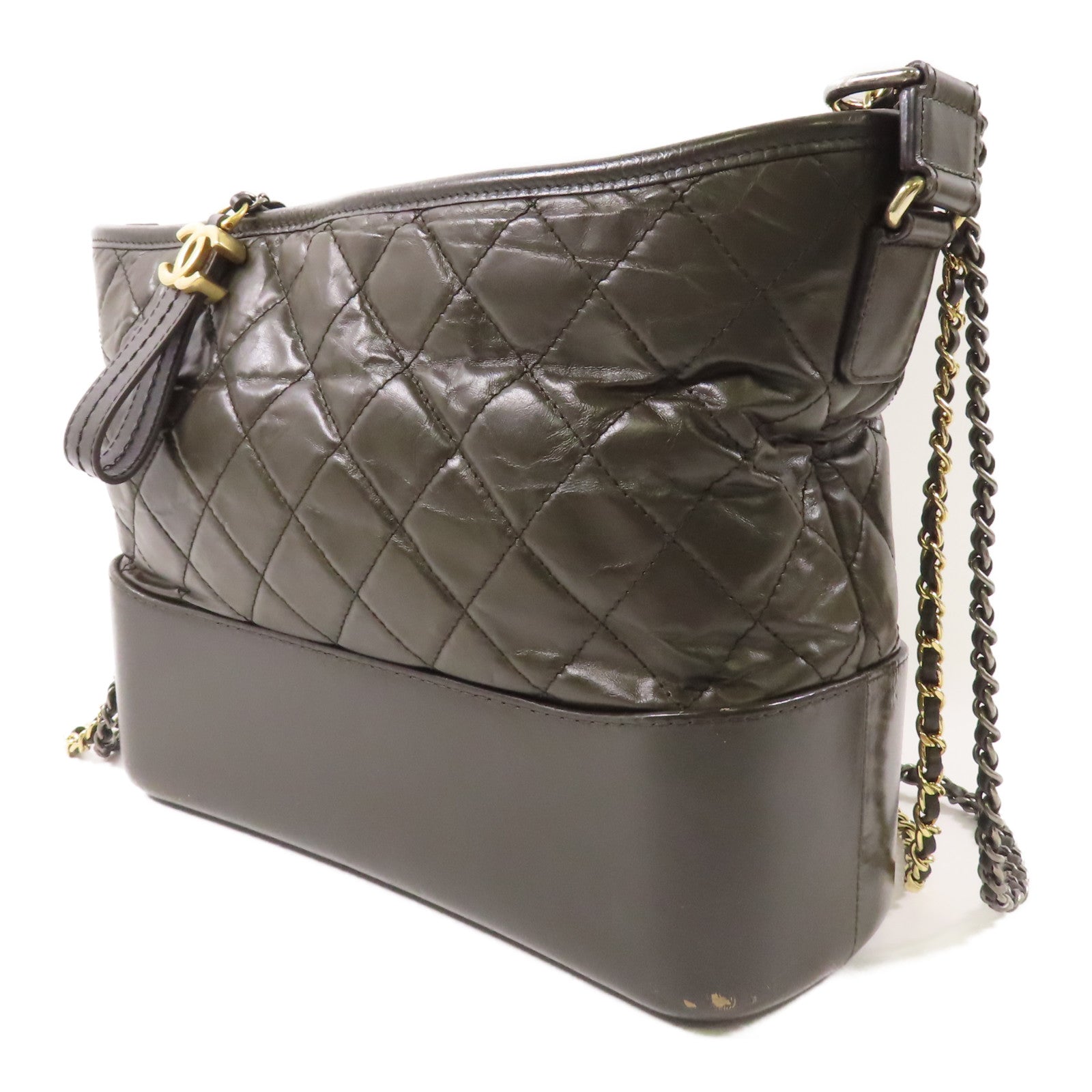 CHANEL 【激減優惠】牛皮皮革Gabrielle肩背袋