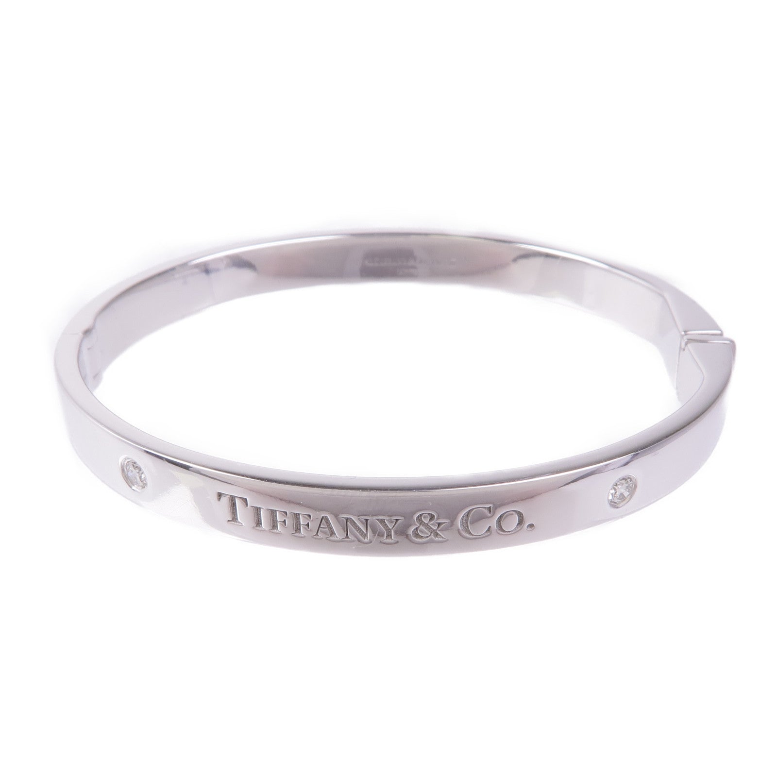 TIFFANY＆CO 18K白金Diamond Bracelet鑽石手鐲