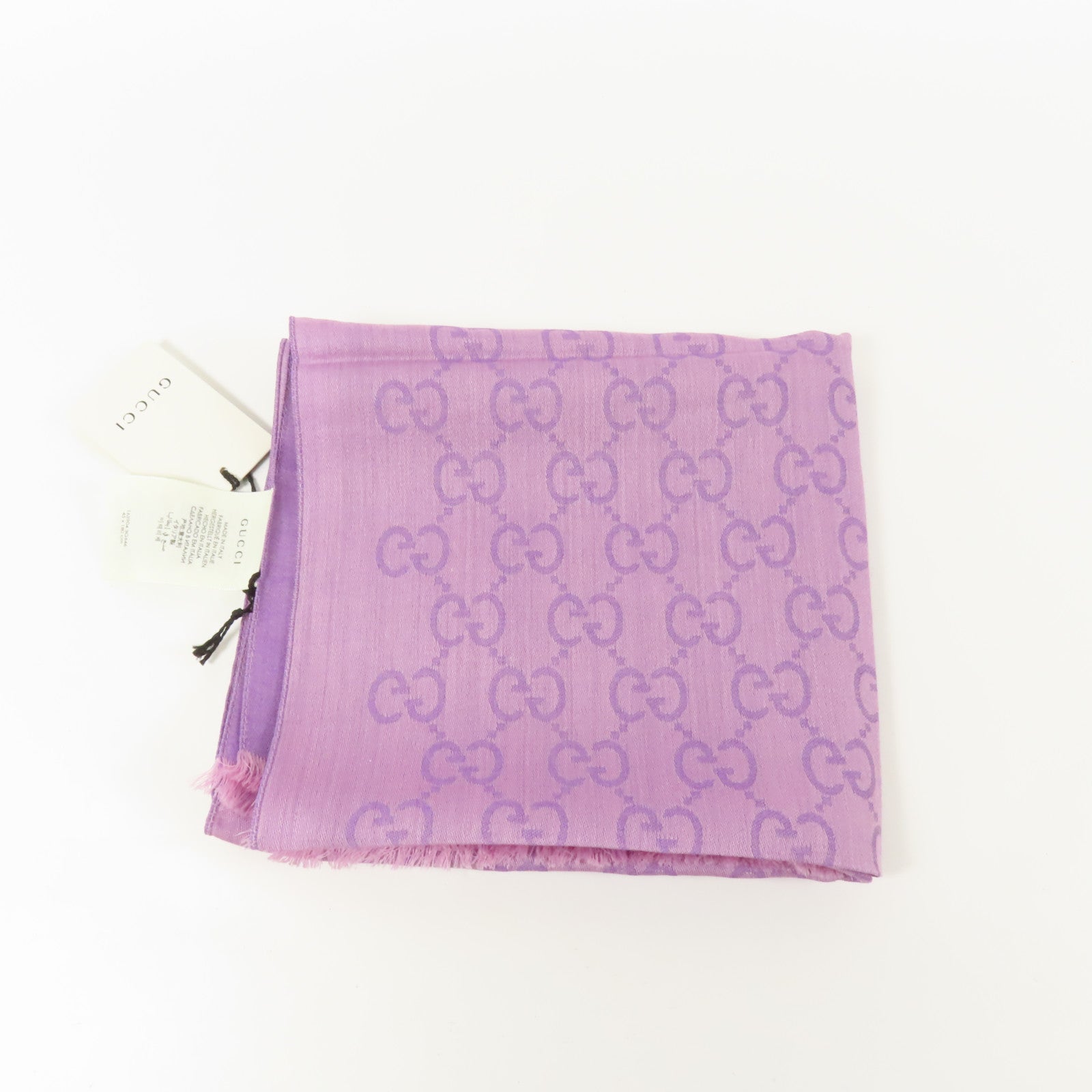 GUCCI 羊毛/絲質Scarf絲巾