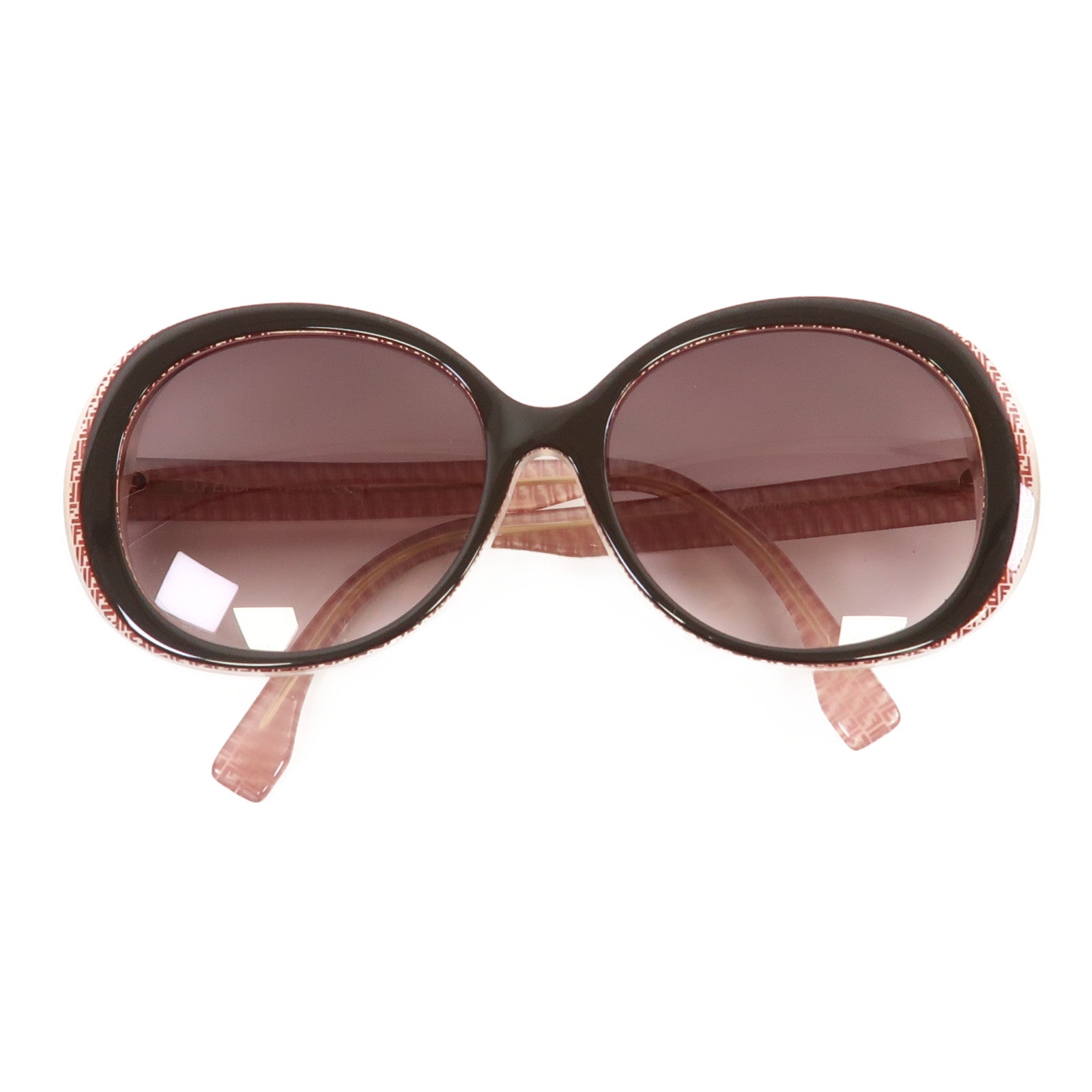 FENDI PVC Micrologo FF Sunglasses太陽眼鏡粉紅色/啡色