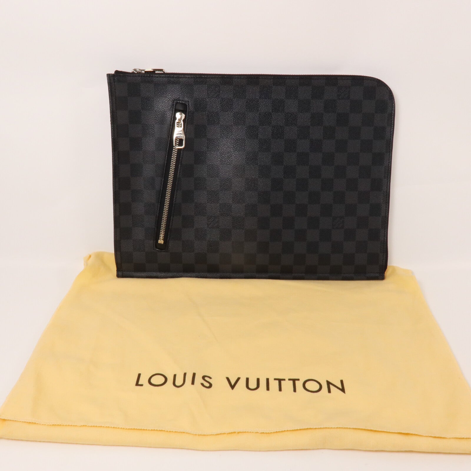 LOUIS VUITTON Damier Graphite Poche Documents手拿包