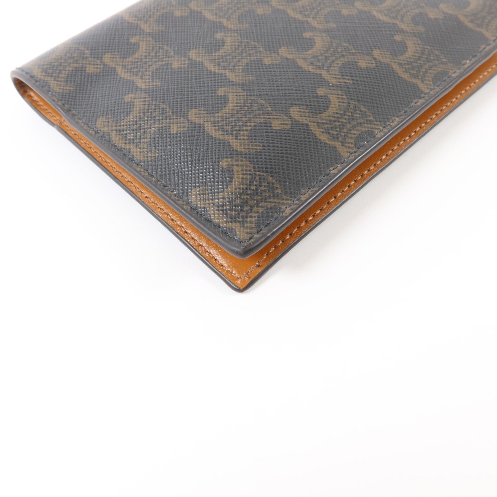 CELINE Triomphe塗層帆布Passport Case護照套