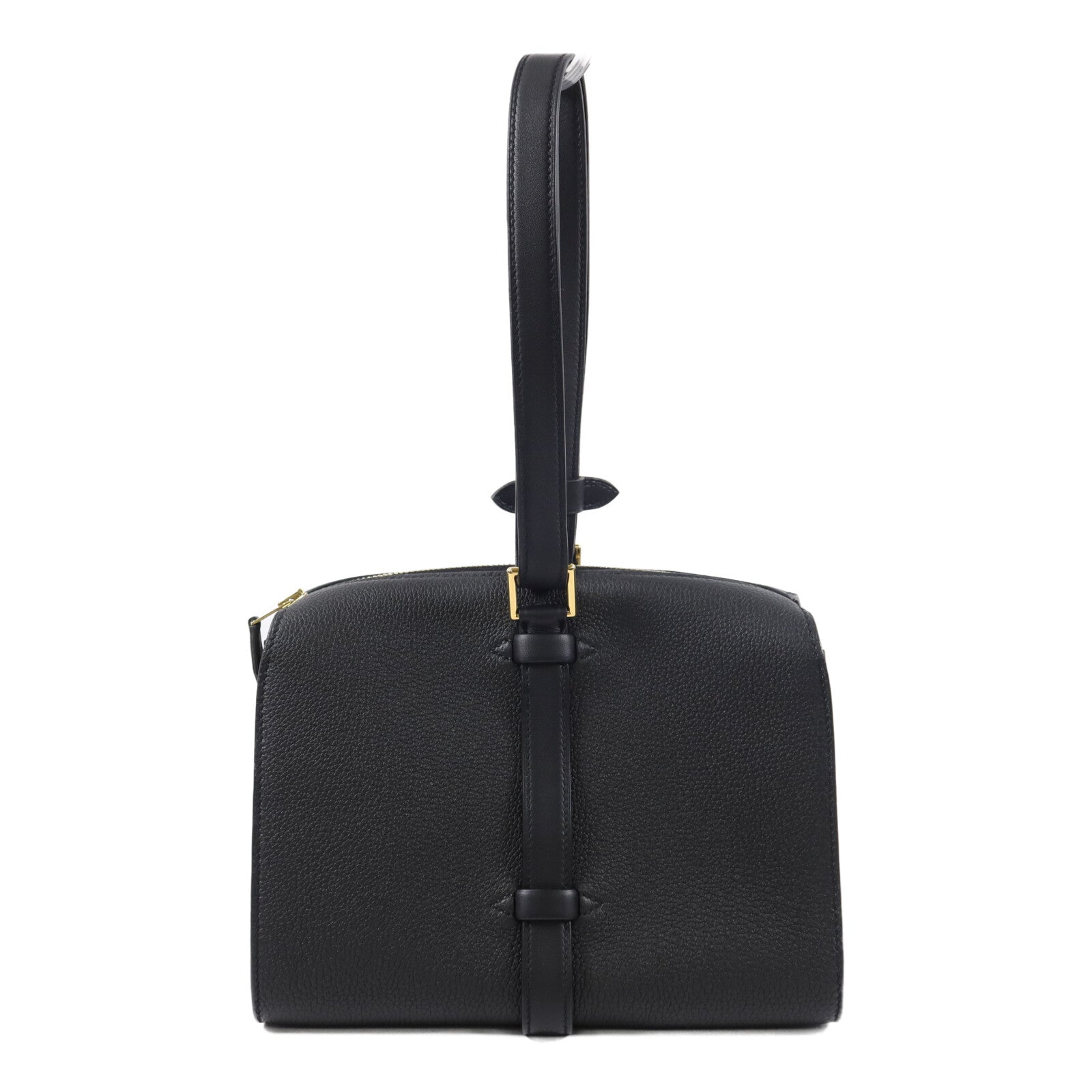 HERMES Togo/Swift皮革Simone手挽袋Noir