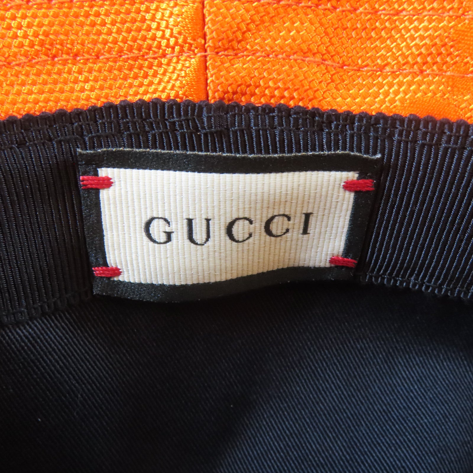 GUCCI 【激減優惠】尼龍Hat帽子橙色