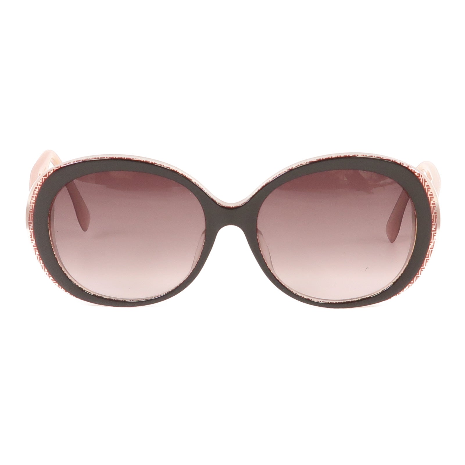 FENDI PVC Micrologo FF Sunglasses太陽眼鏡粉紅色/啡色