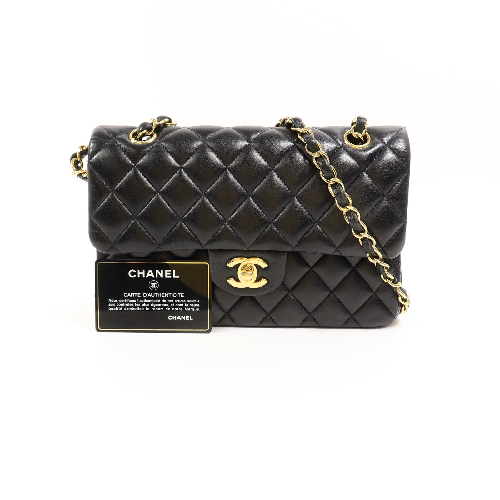CHANEL 羊皮皮革Classic 23鏈帶肩背袋