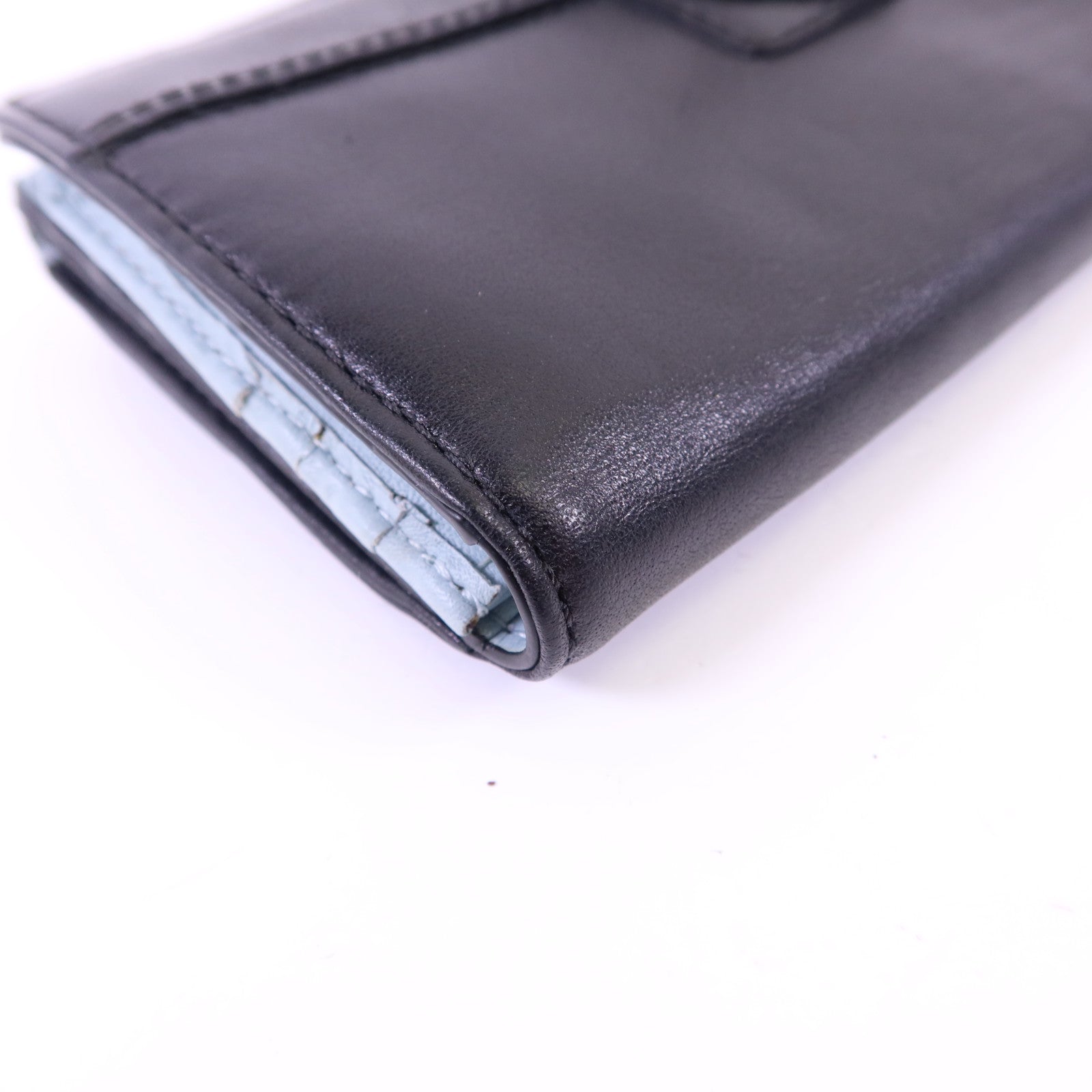 COACH 【激減優惠】牛皮皮革Long Bifold Wallet銀扣長錢包