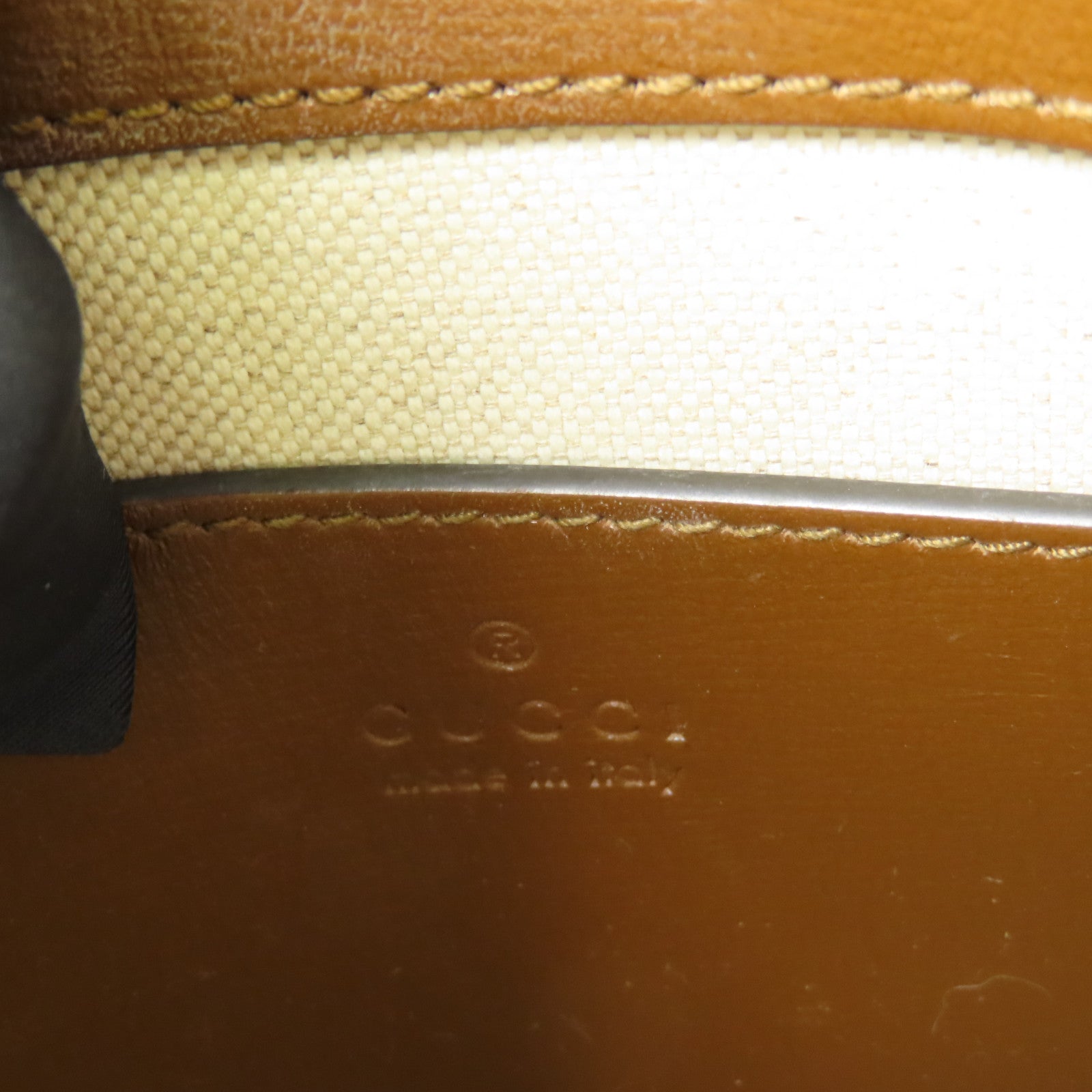 GUCCI GG GHW Retro 2Way Shoulder Bag Handbag Coated Canvas Brown