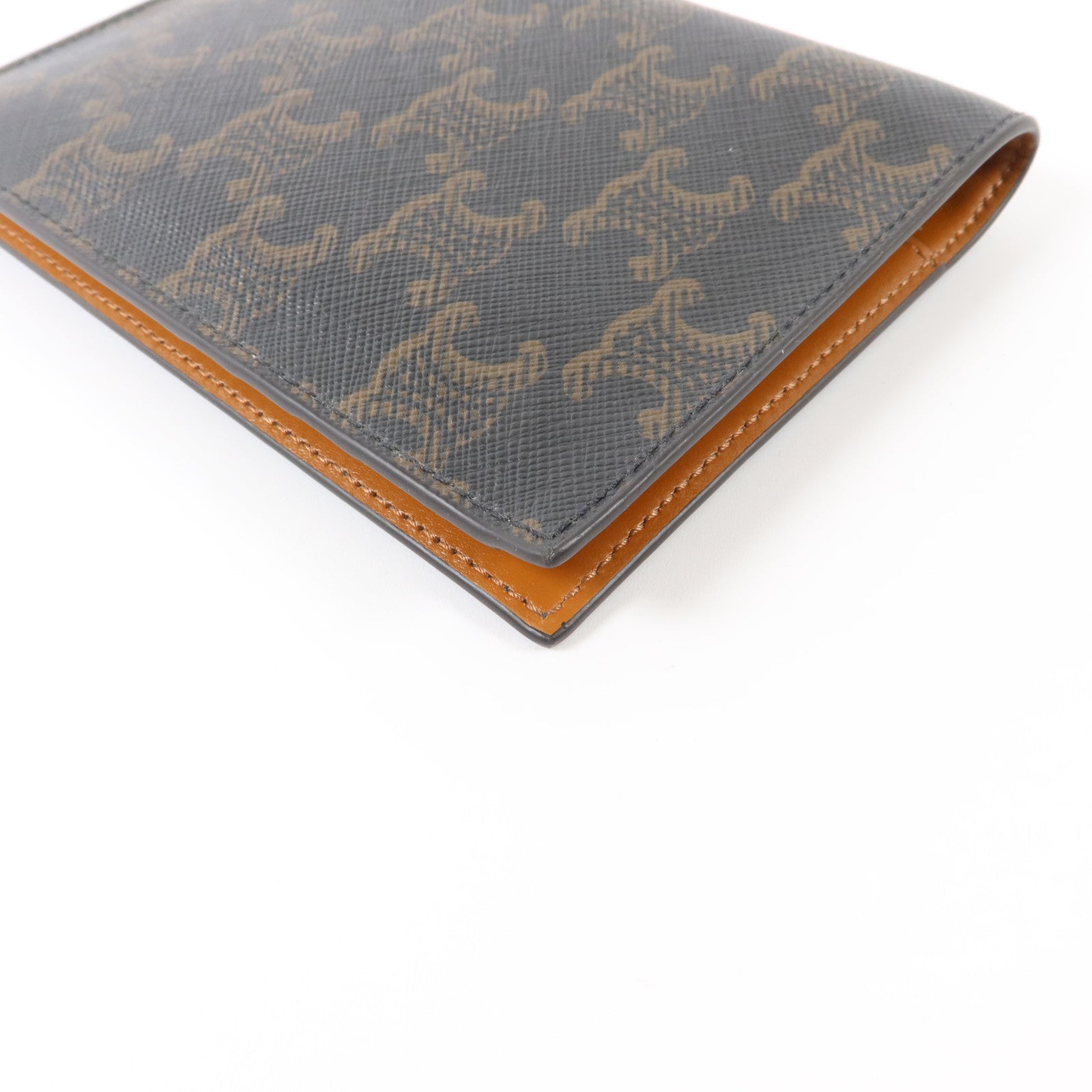 CELINE Triomphe塗層帆布Passport Case護照套