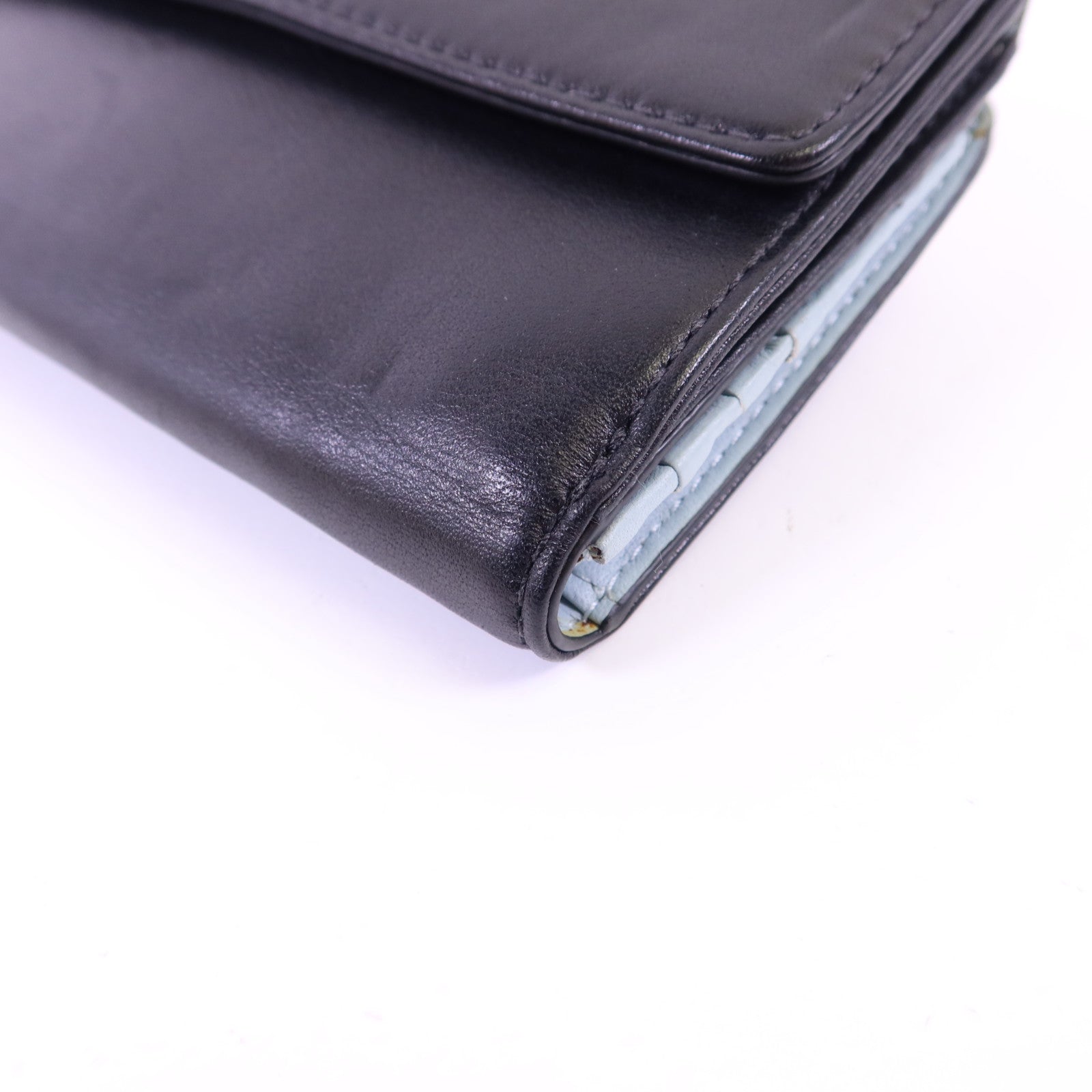 COACH 牛皮皮革Long Bifold Wallet銀扣長錢包