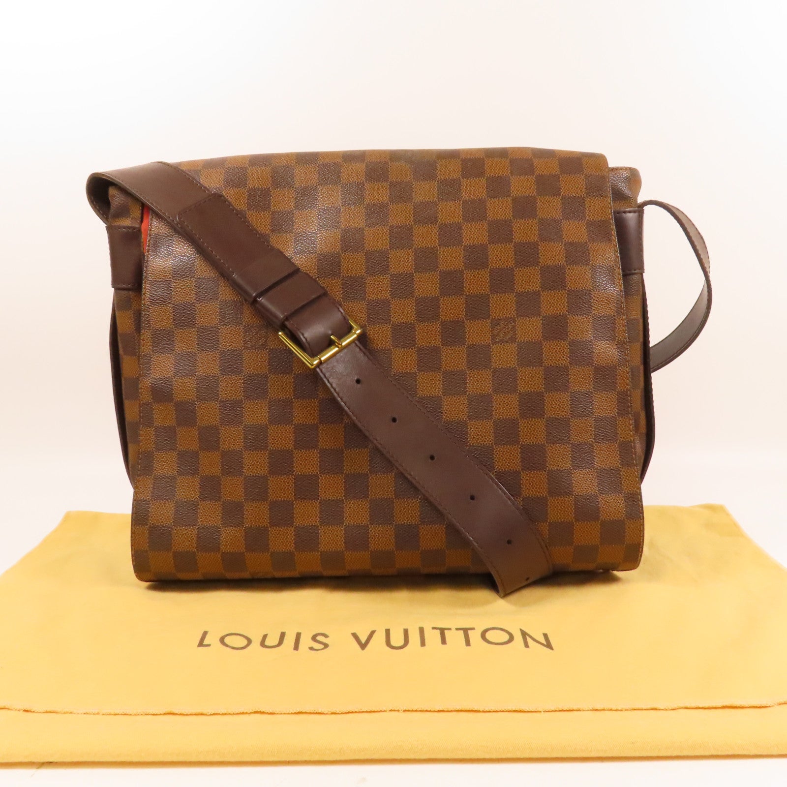LOUIS VUITTON 【激減優惠】Damier Bastille Shoulder Bag金扣肩背袋啡色