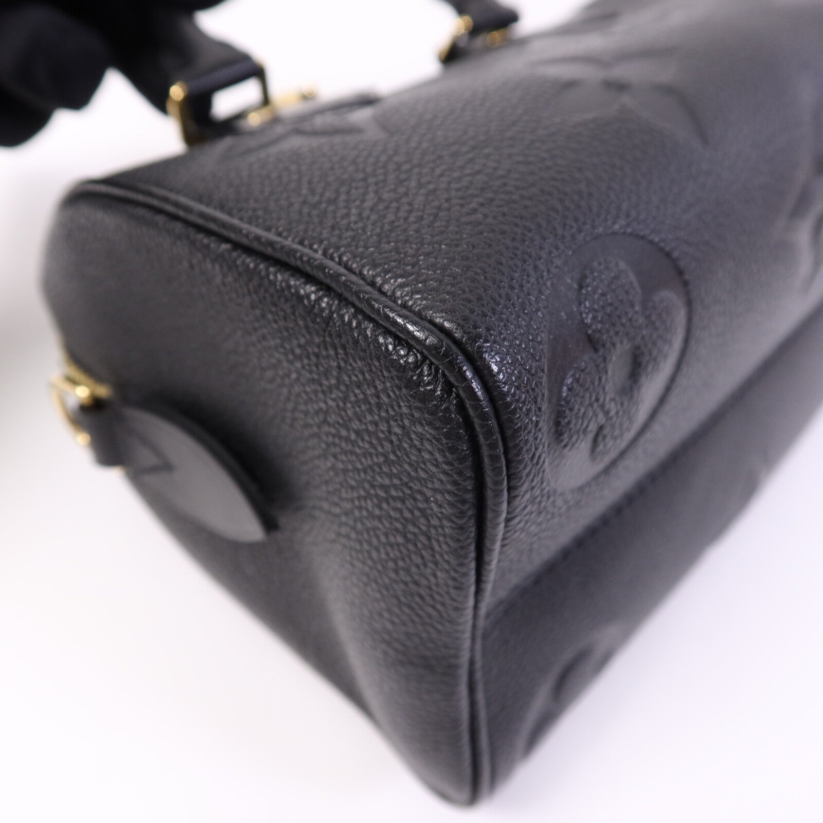 LOUIS VUITTON Monogram Empreinte Speedy Bandouliere 20金扣手挽肩背兩用袋