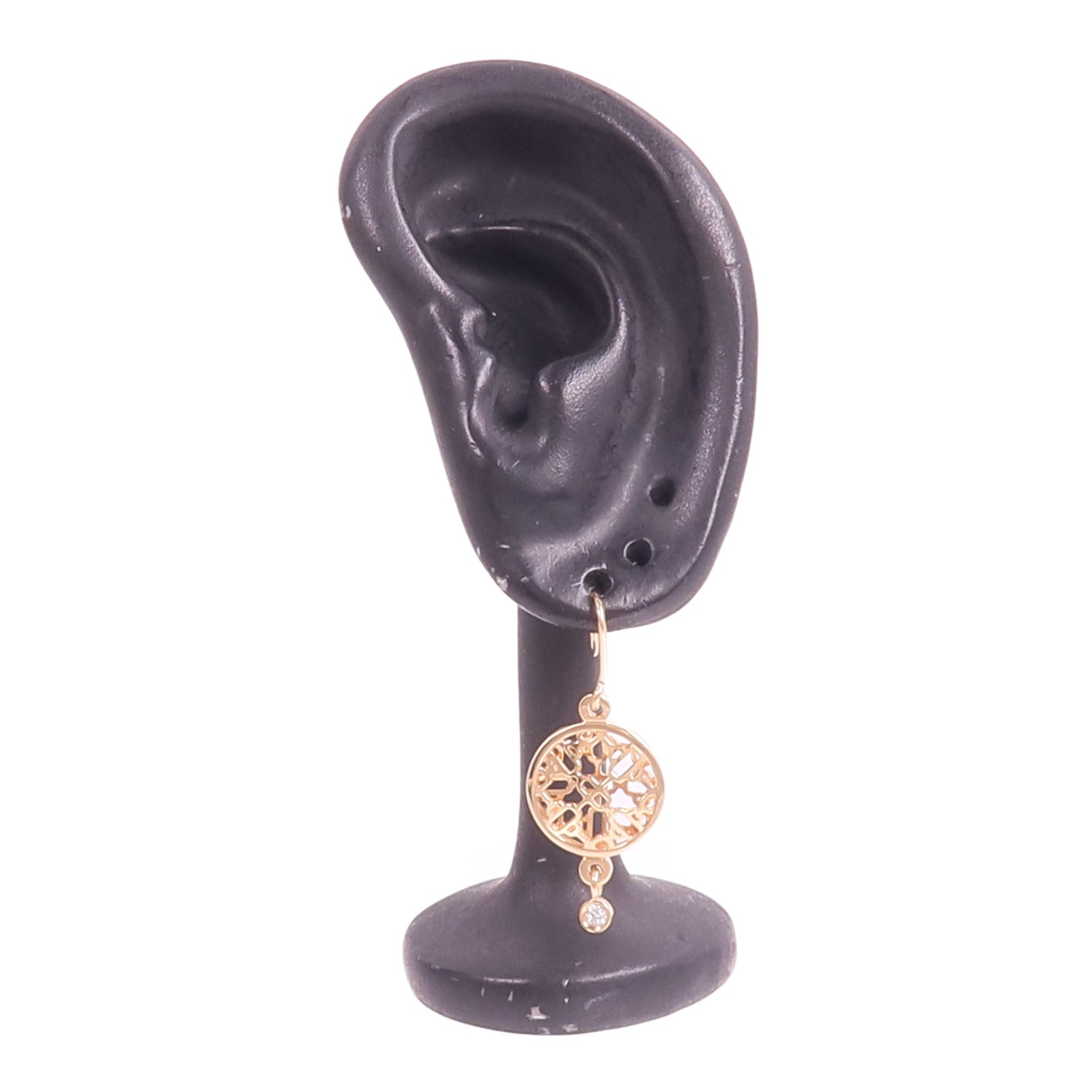 HERMES 18K玫瑰金Chaine D'Ancre Earrings耳環