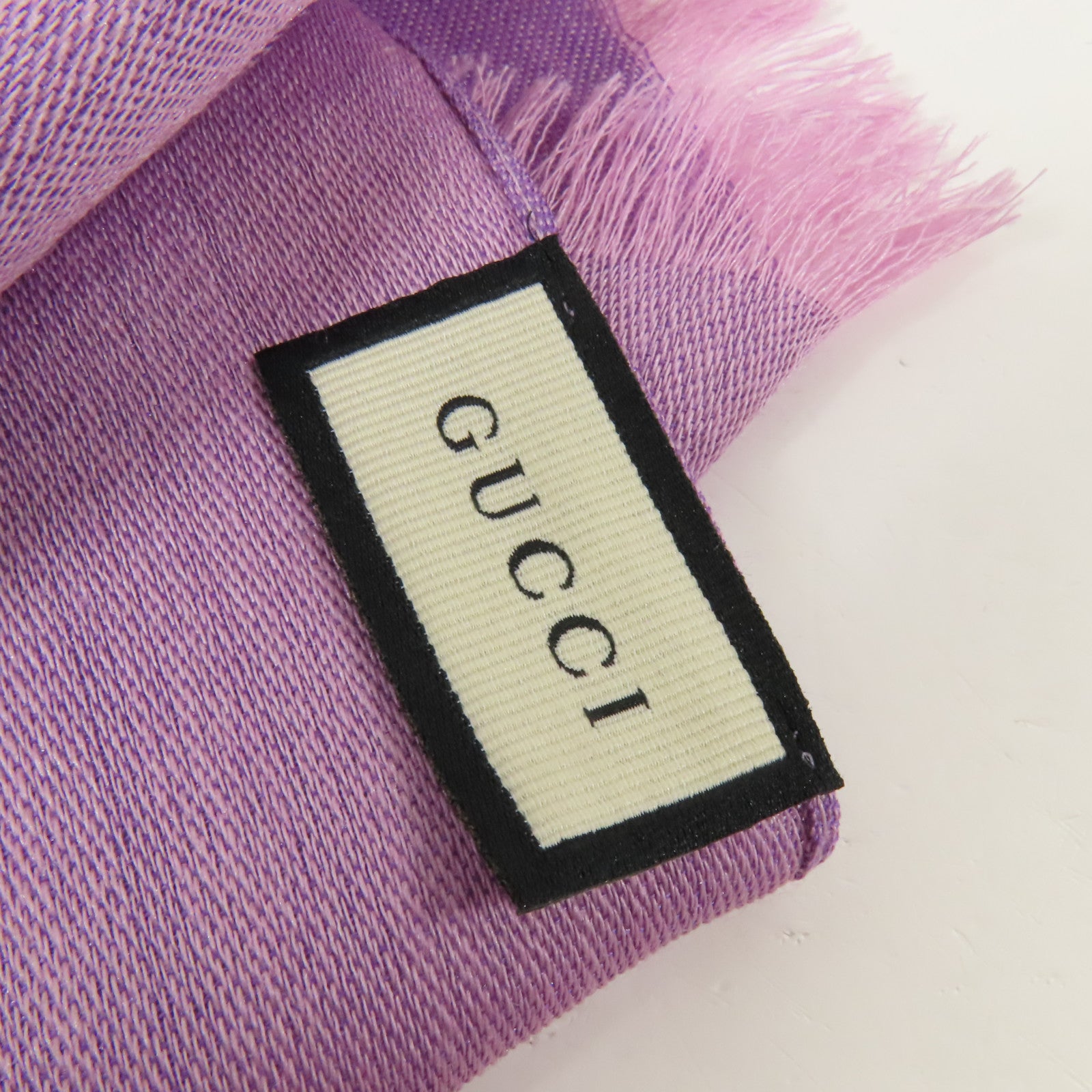 GUCCI 羊毛/絲質Scarf絲巾