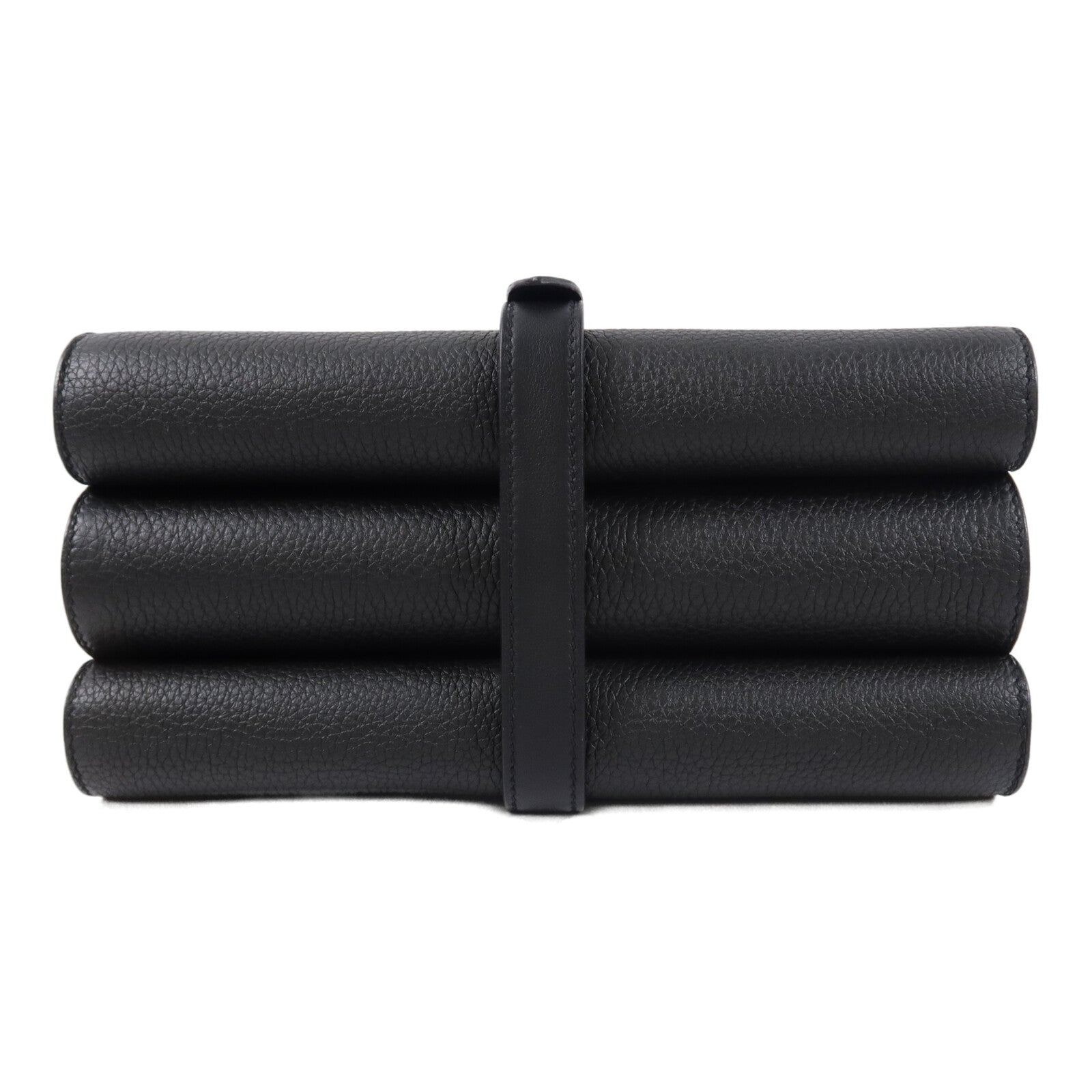 HERMES Togo/Swift皮革Simone手挽袋Noir